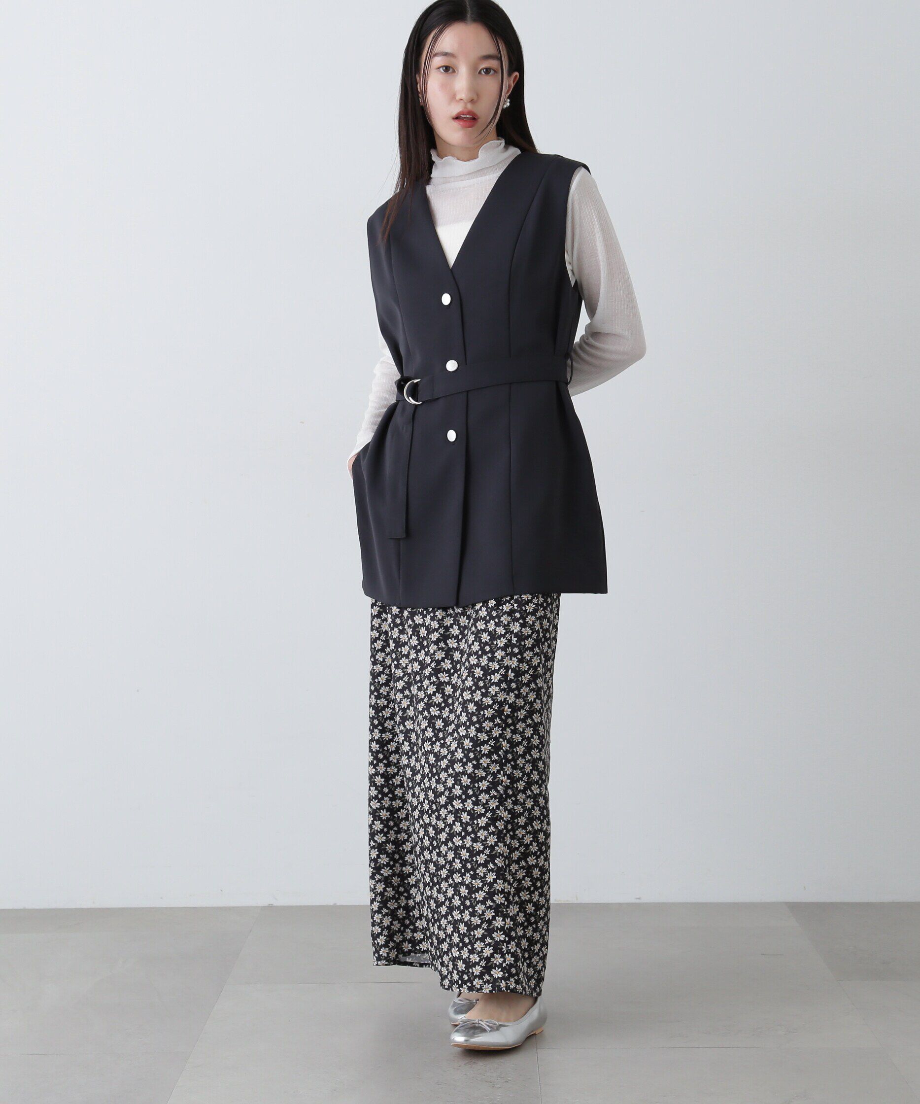  「ベルトツキペプラムジレ」|ブルゾン・スタジャン|