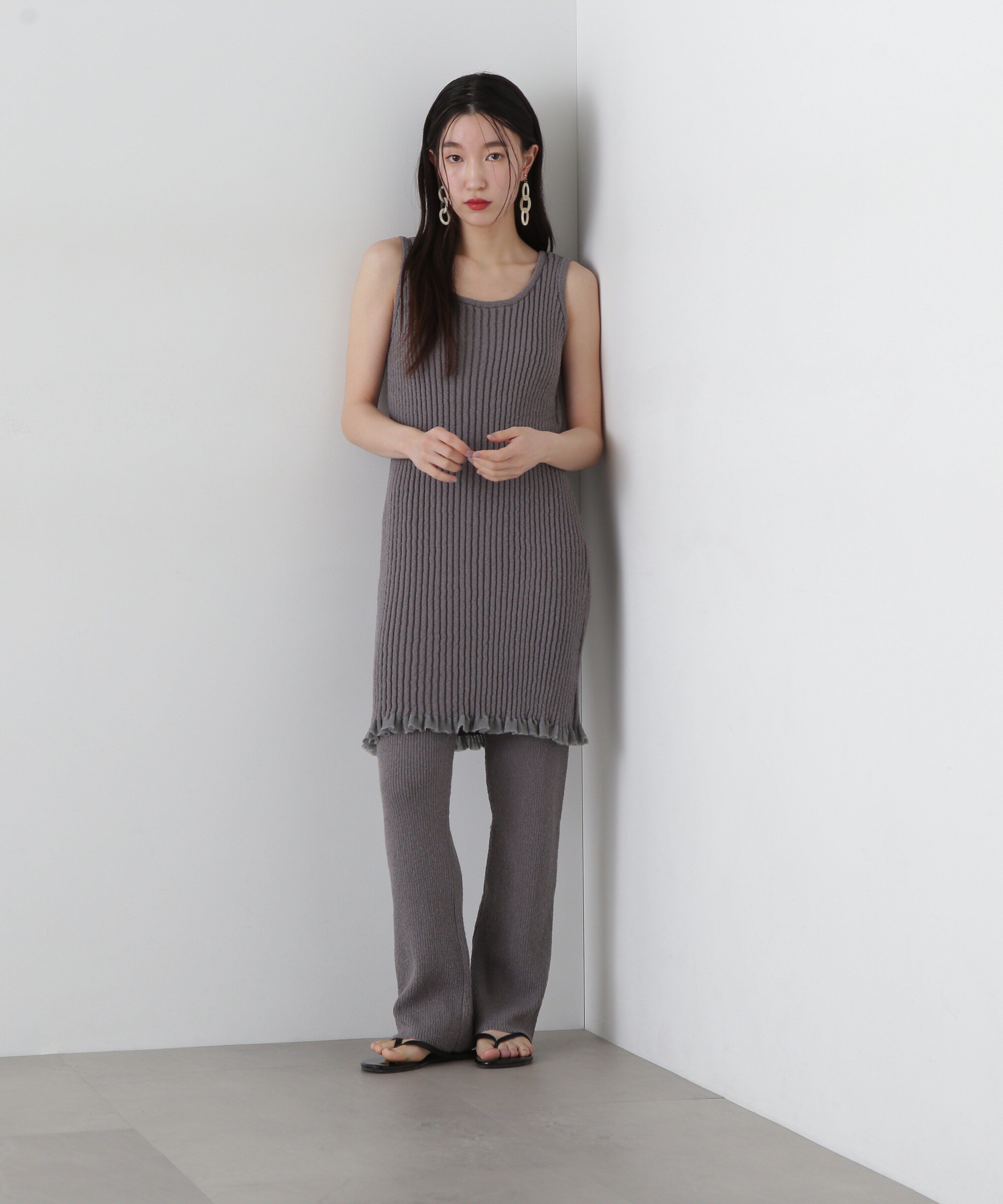  「ドライタッチニットセットアップ」|ワンピース|