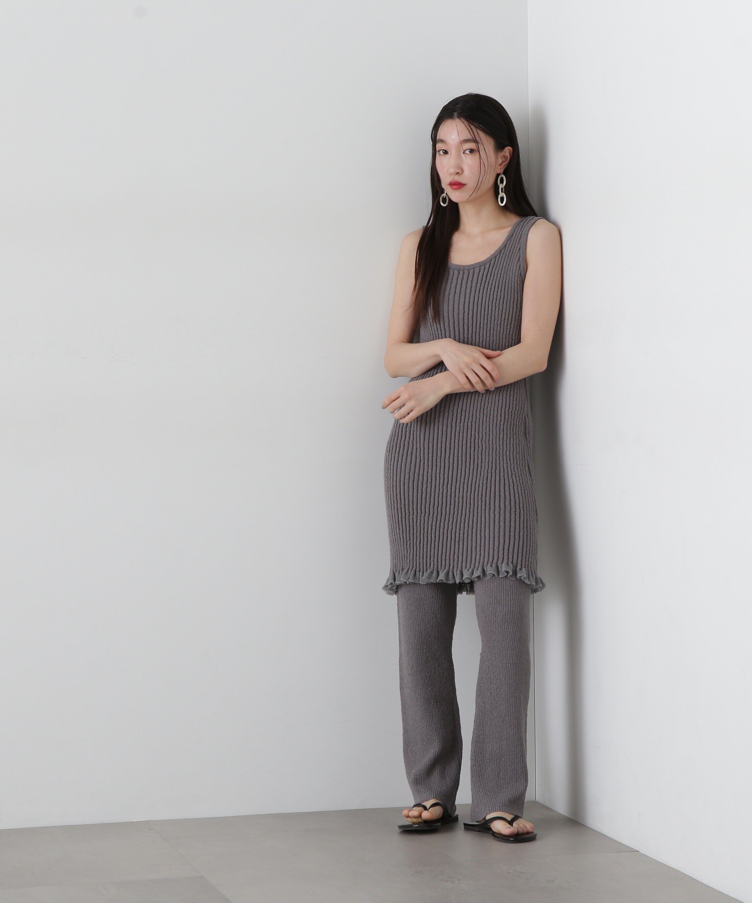  「ドライタッチニットセットアップ」|ワンピース|