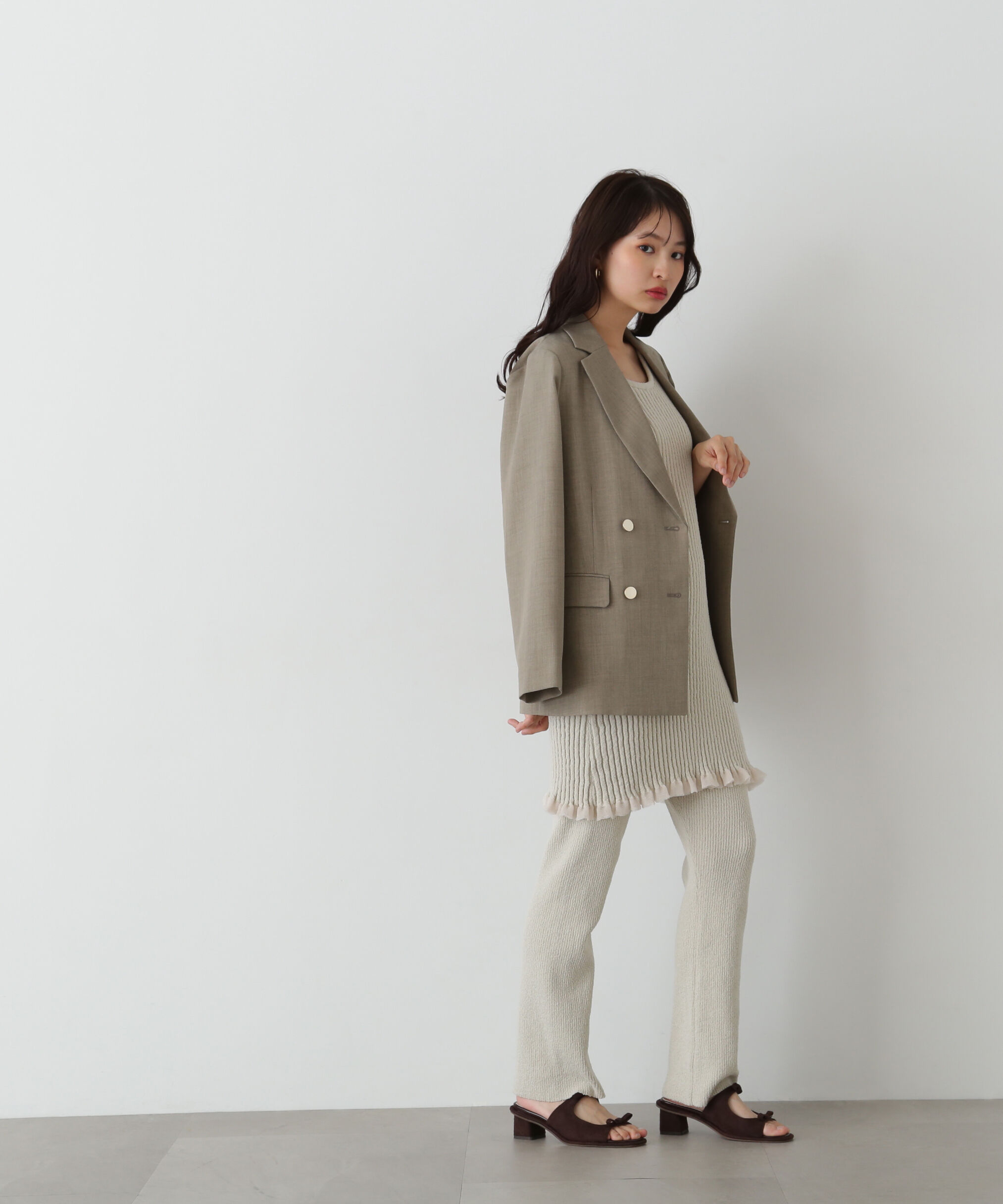  「ドライタッチニットセットアップ」|ワンピース|