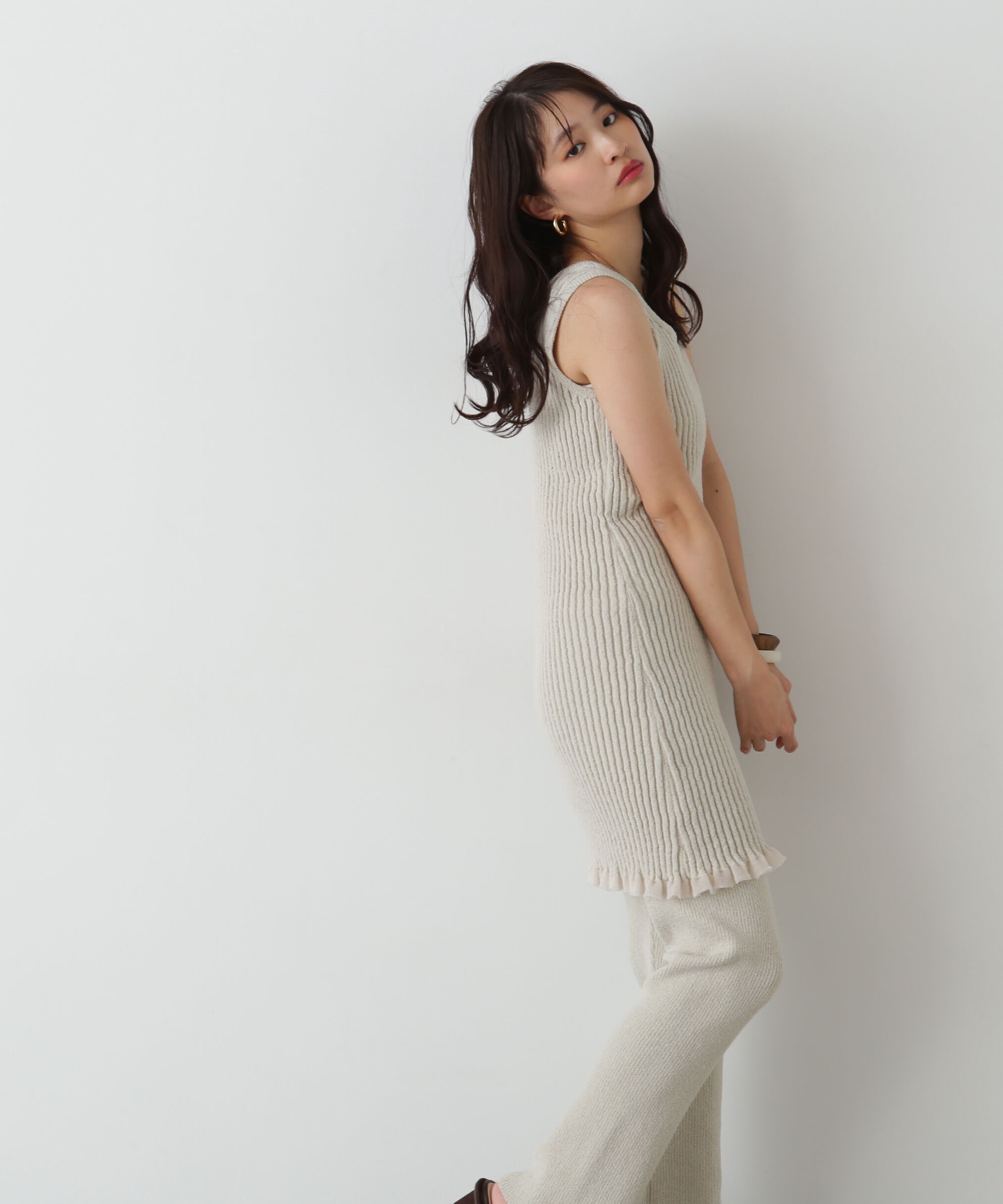  「ドライタッチニットセットアップ」|ワンピース|