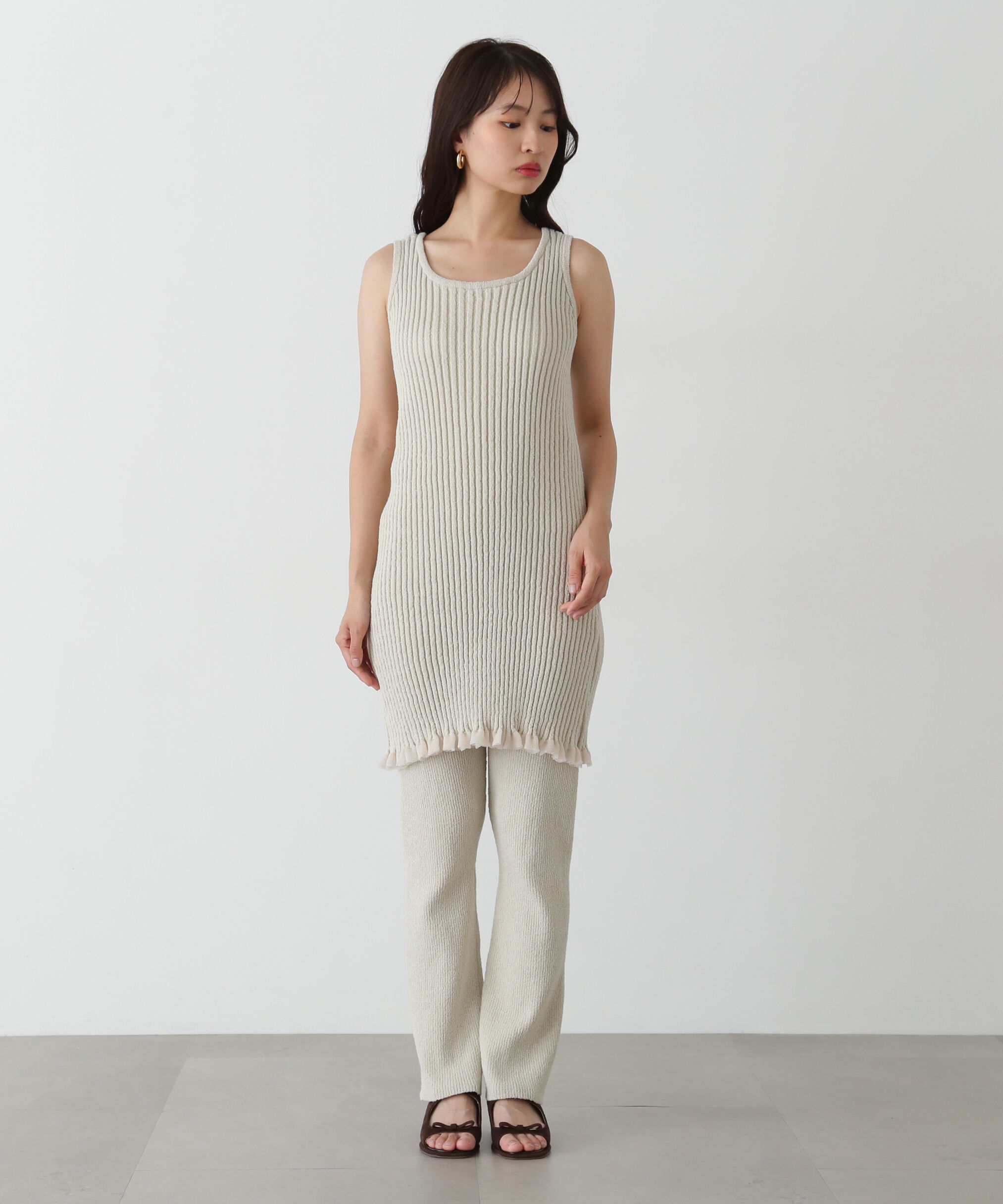  「ドライタッチニットセットアップ」|ワンピース|