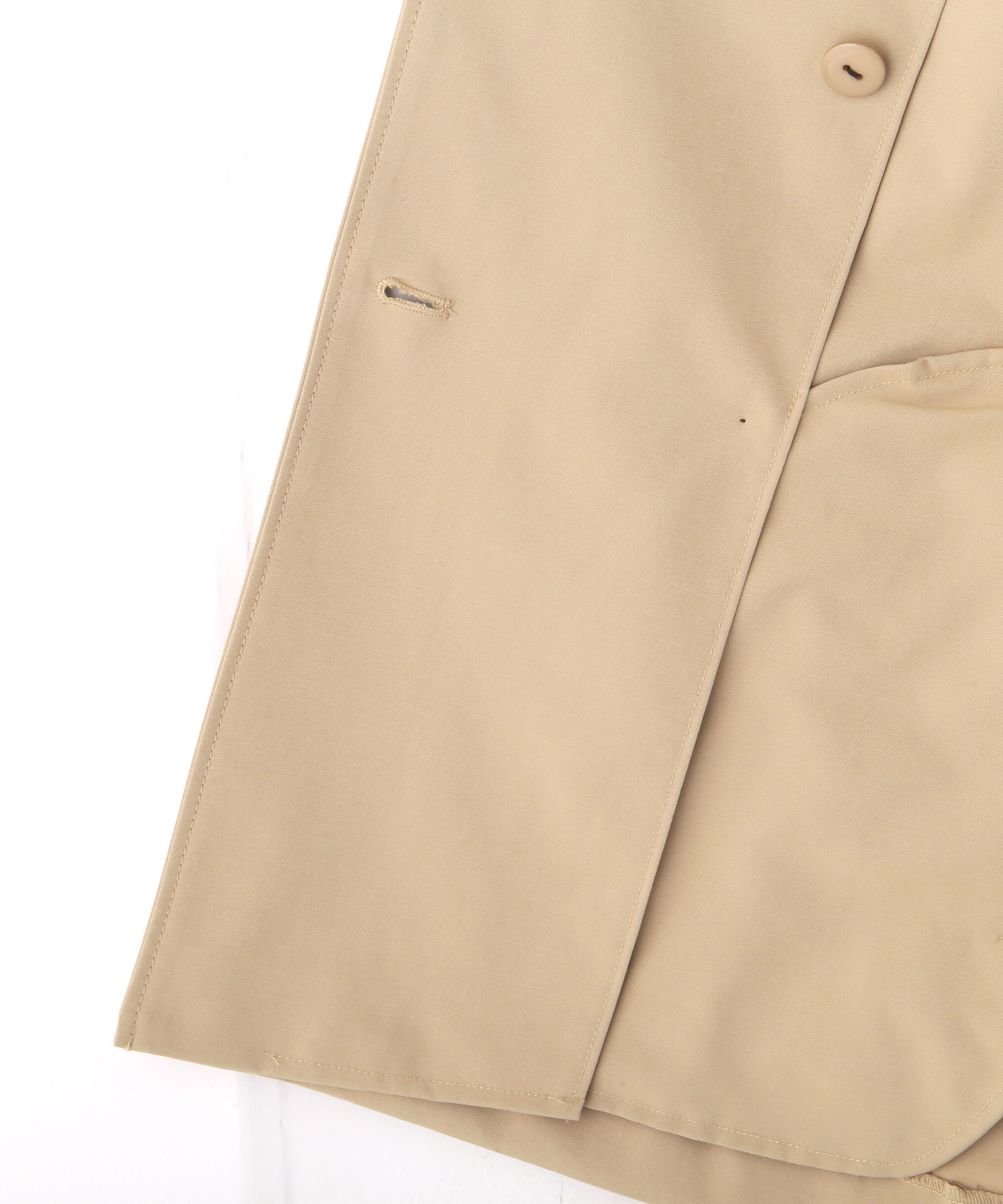  「トレンチ風ジレ」|ブルゾン・スタジャン|