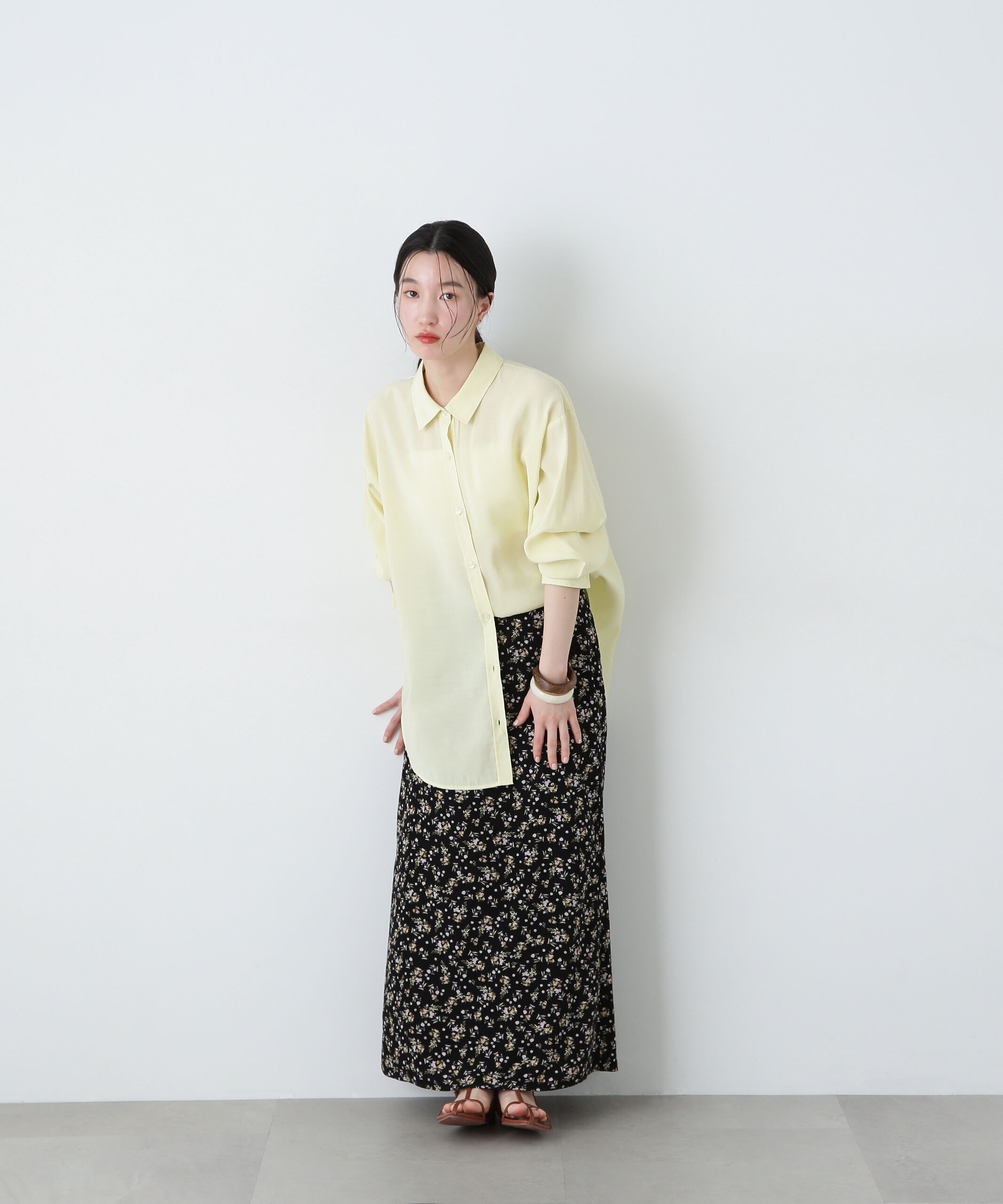  「小花柄スカート」|スカート|