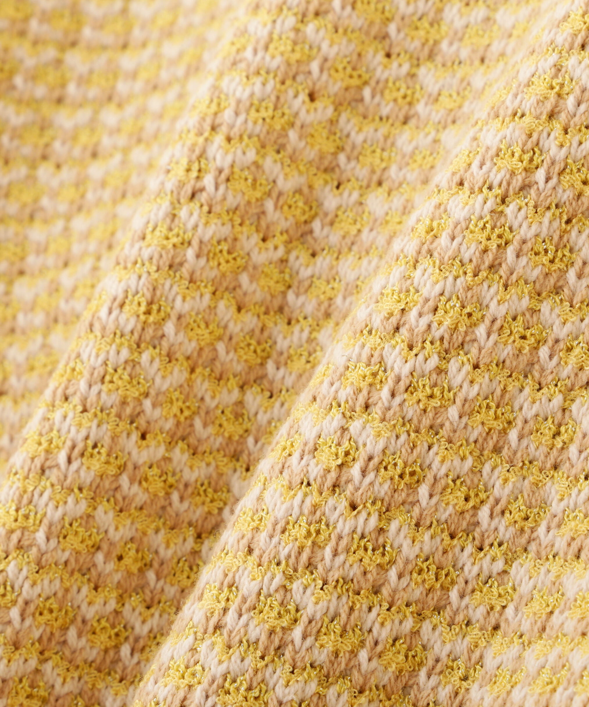  「ツイードライクショートニットブルゾン」|ニット・セーター|