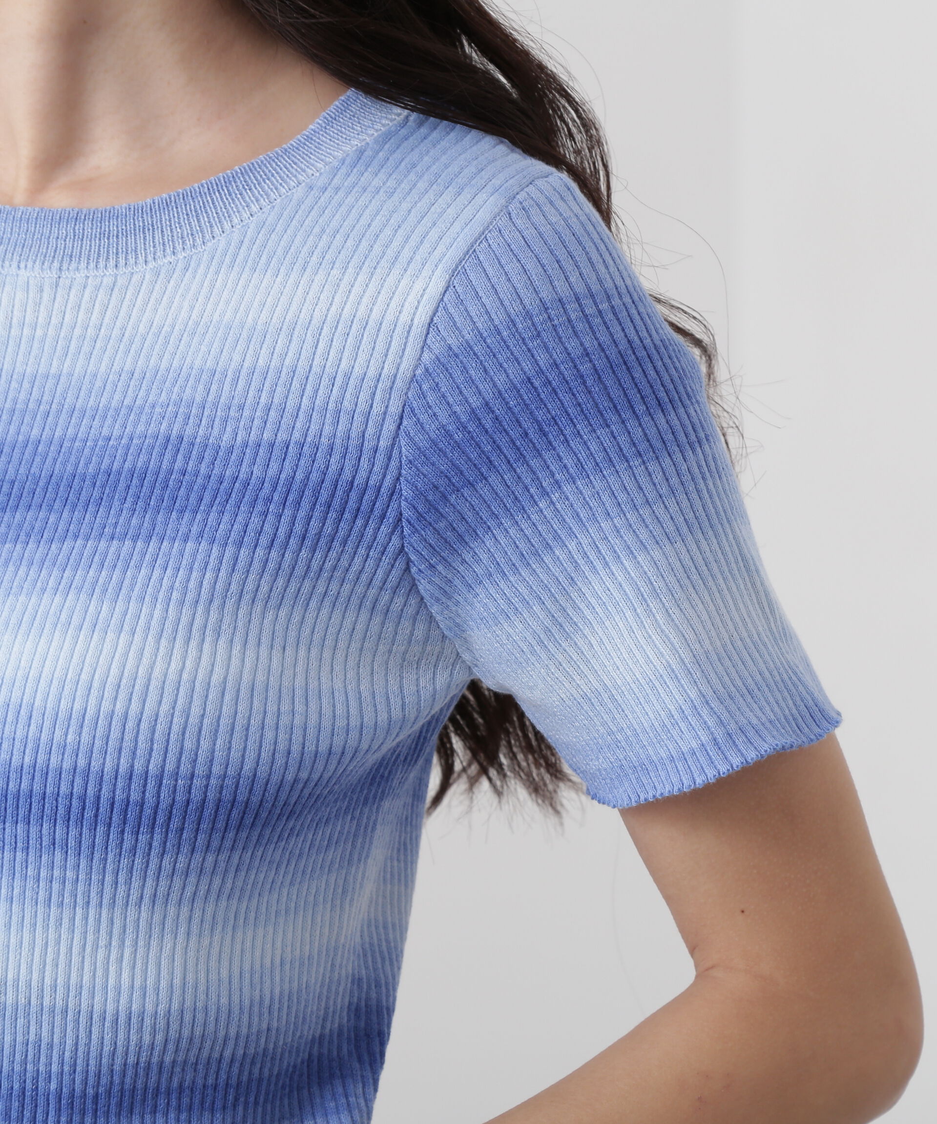  「グラデーションボーダーニット」|ニット・セーター|