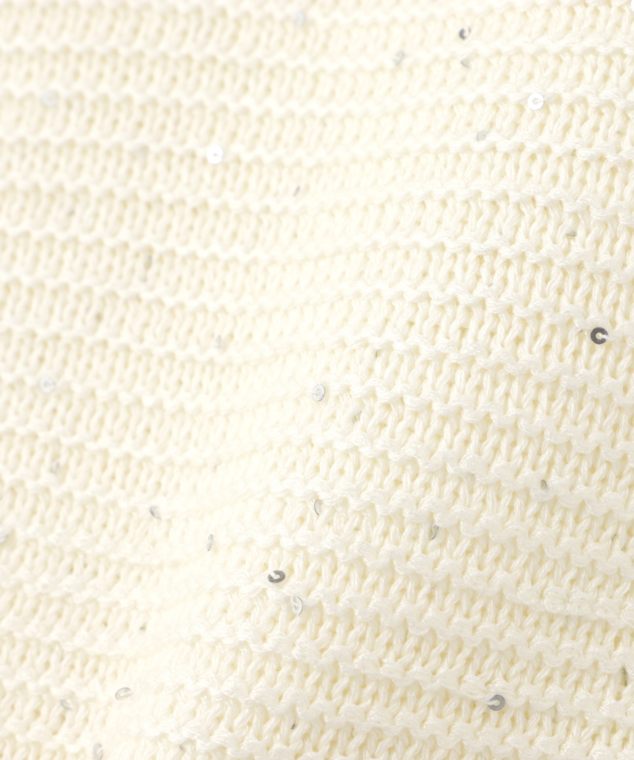  「スパンコールノースリーブニット」|ニット・セーター|