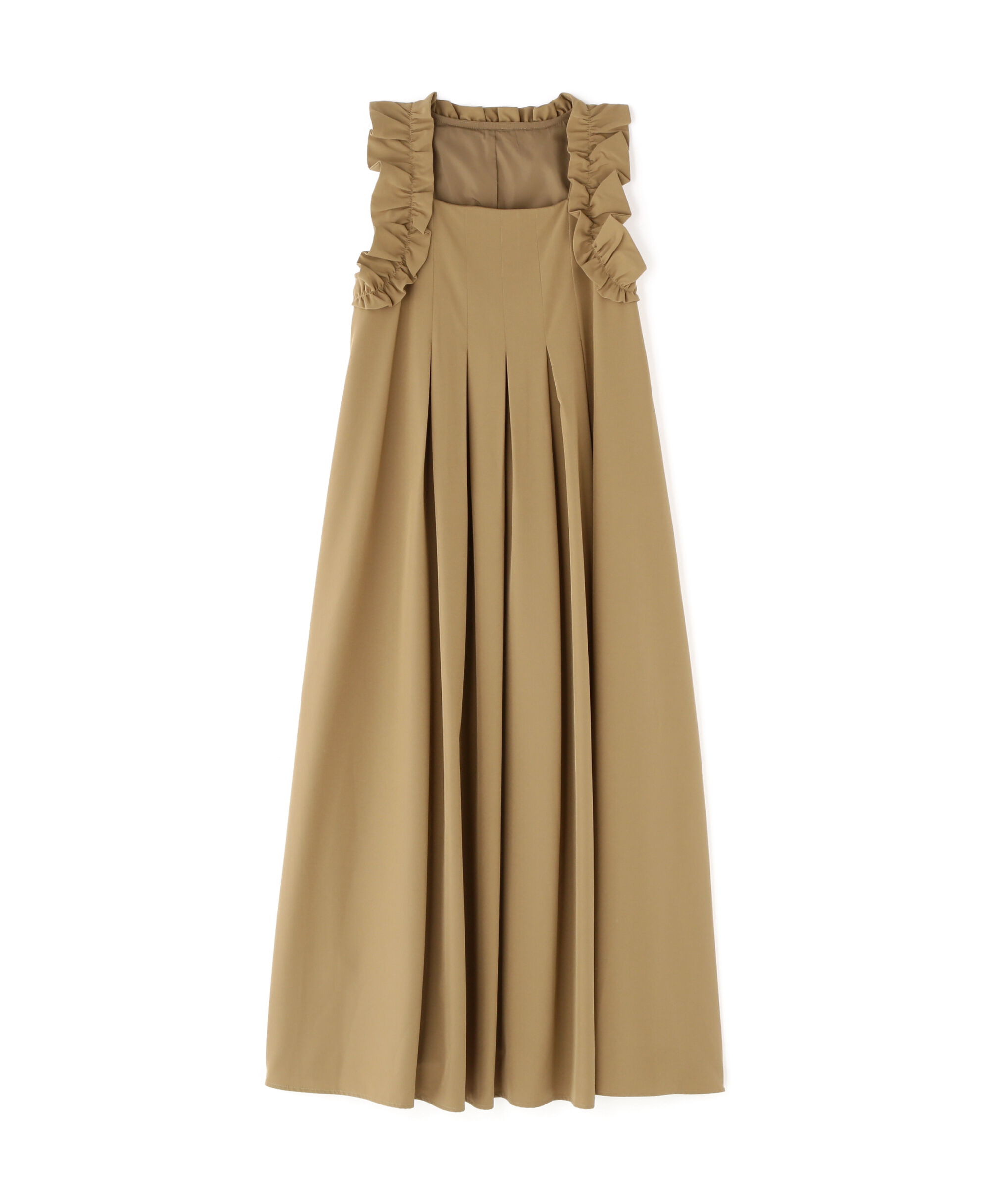  「ラッフルショルダーワンピース」|ワンピース|