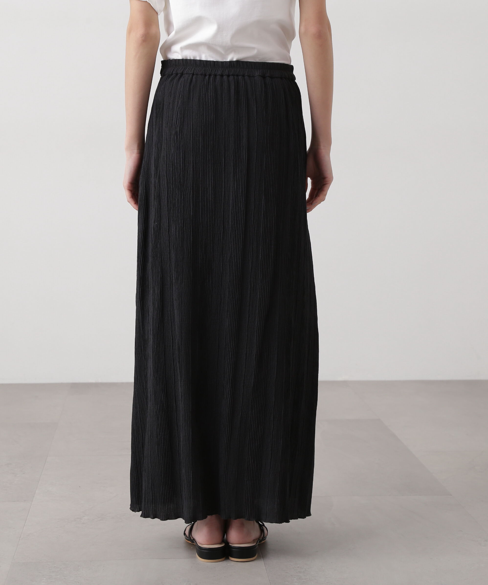  「シャドーチェックイージースカート」|スカート|