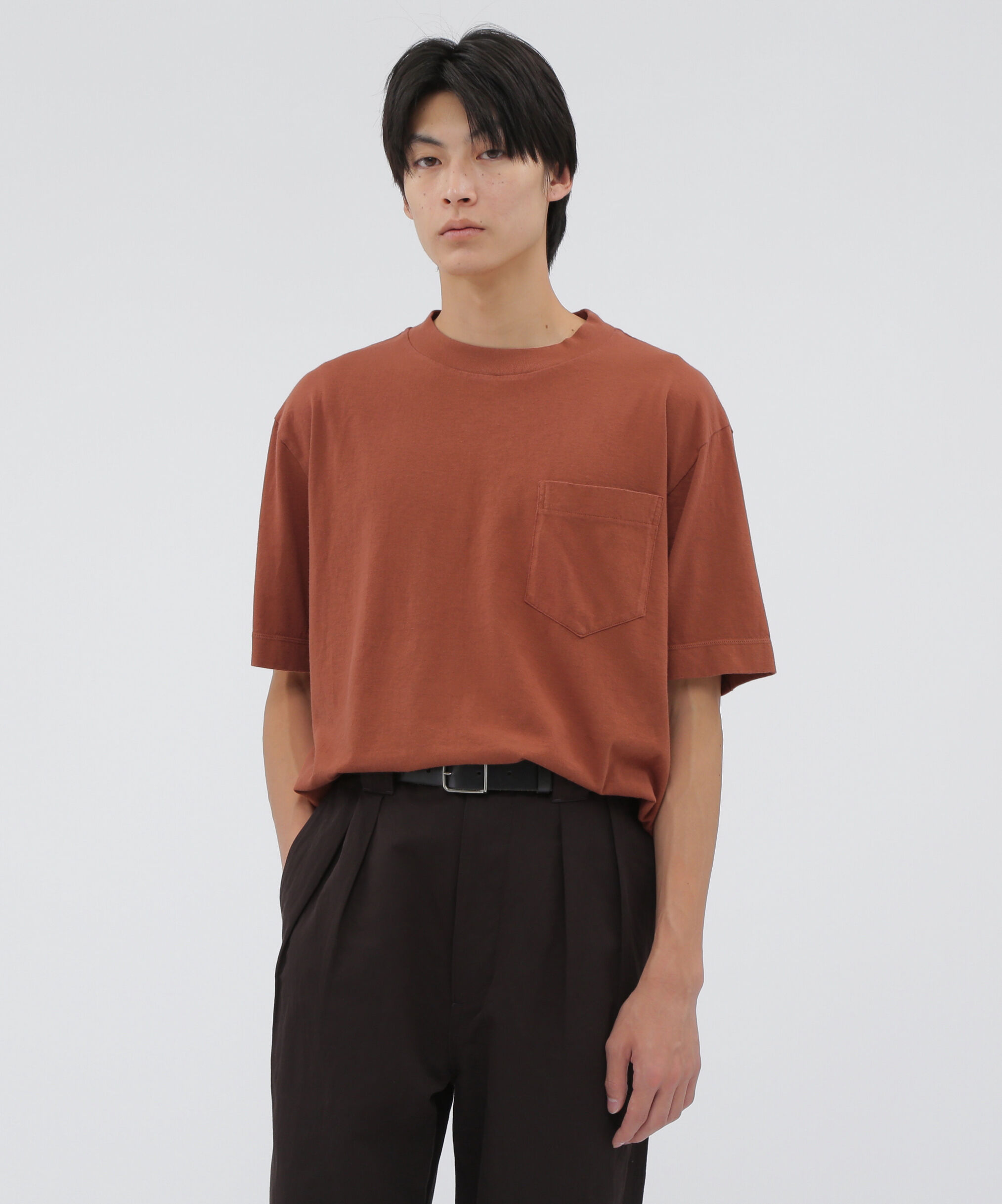 MHL.「SUPERLIGHT COTTON JERSEY TOP」|Tシャツ・カットソー|RUST3
