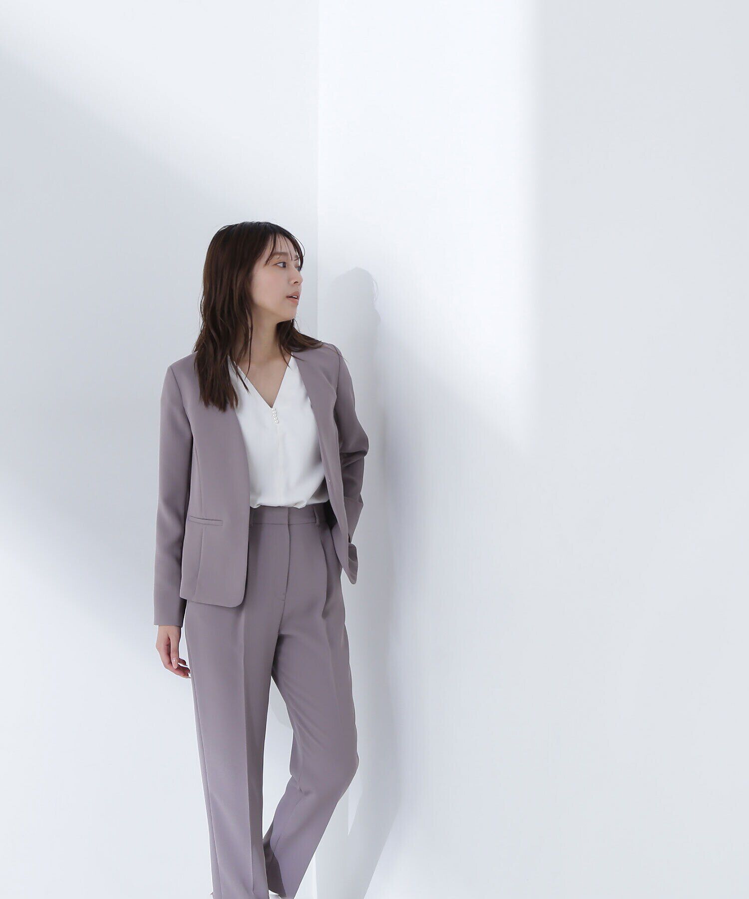  「ドビーツイル SETUP ノーカラージャケット」|その他|