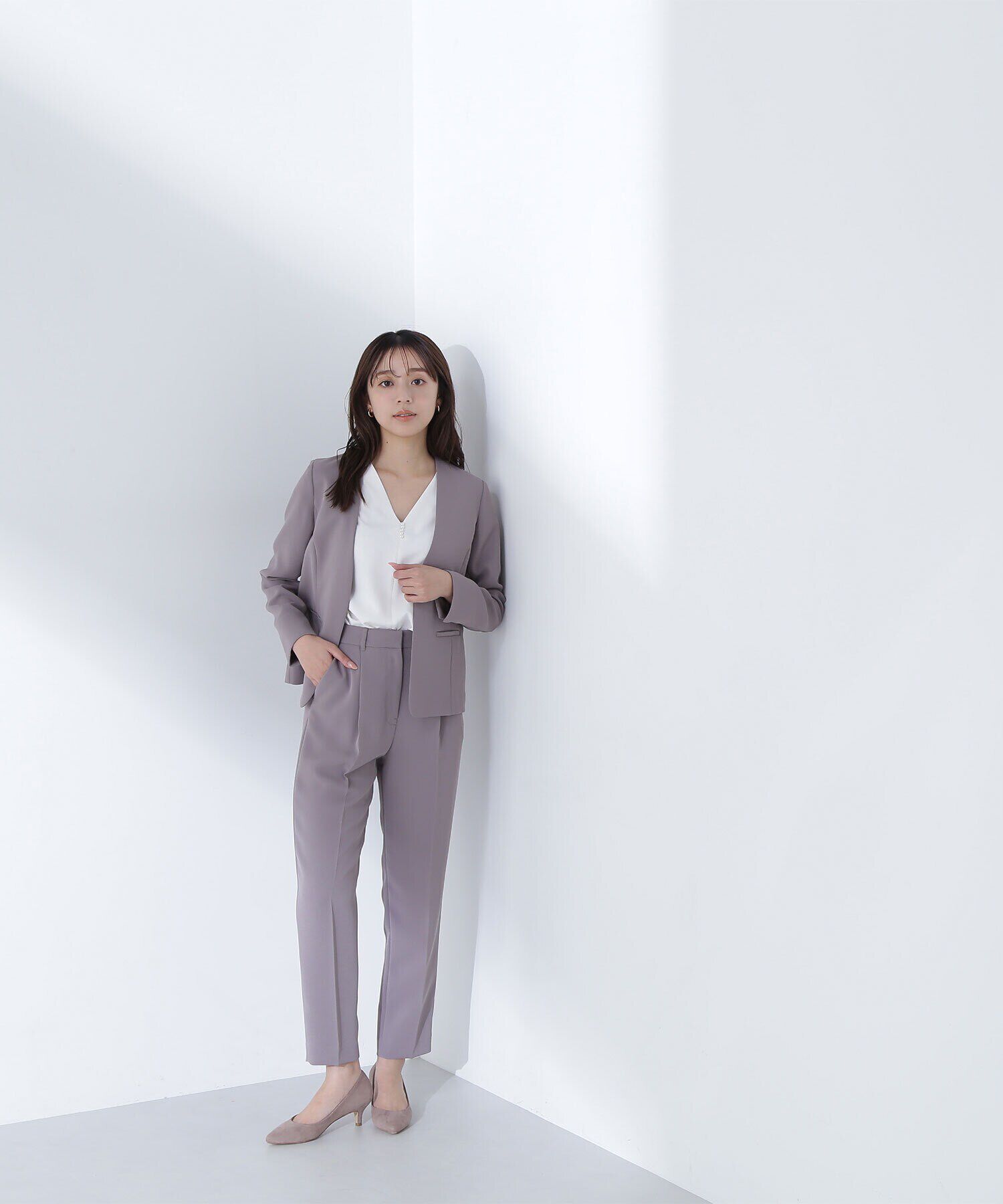  「ドビーツイル SETUP ノーカラージャケット」|その他|