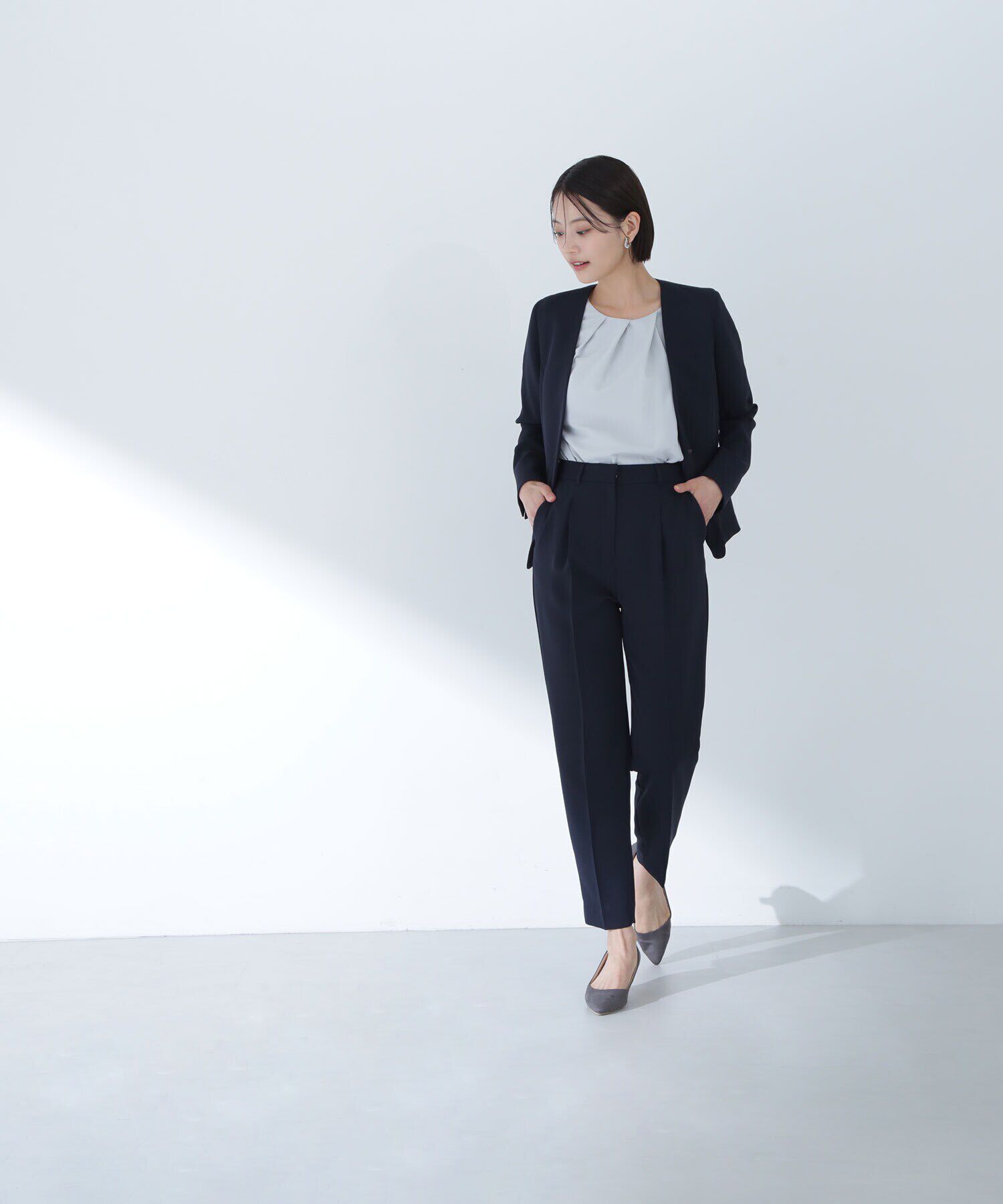  「ドビーツイル SETUP ノーカラージャケット」|その他|