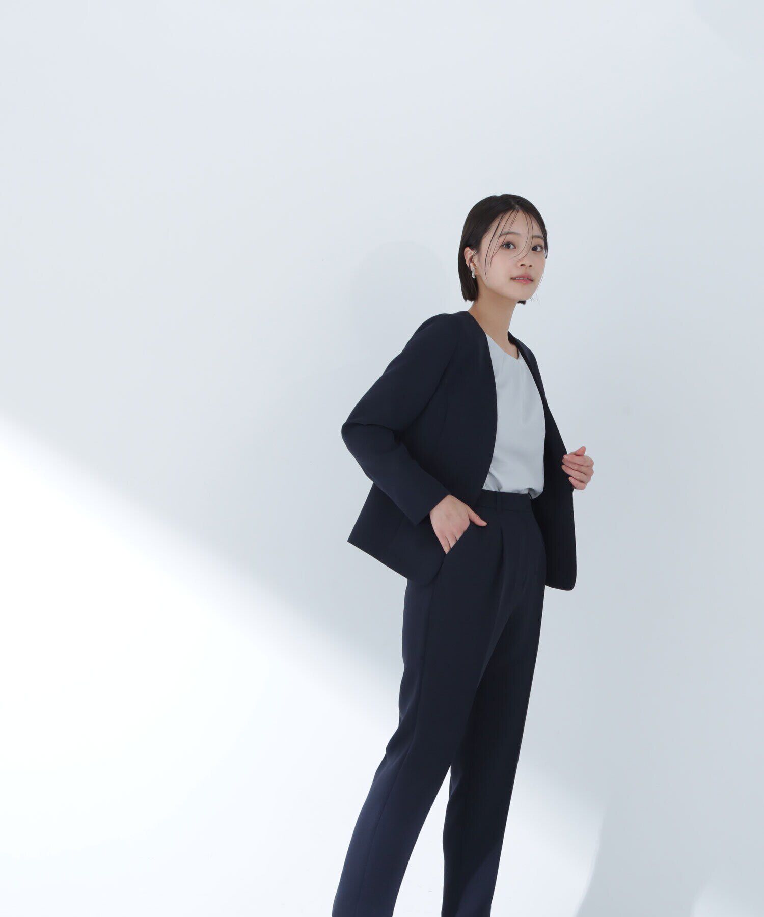  「ドビーツイル SETUP ノーカラージャケット」|その他|