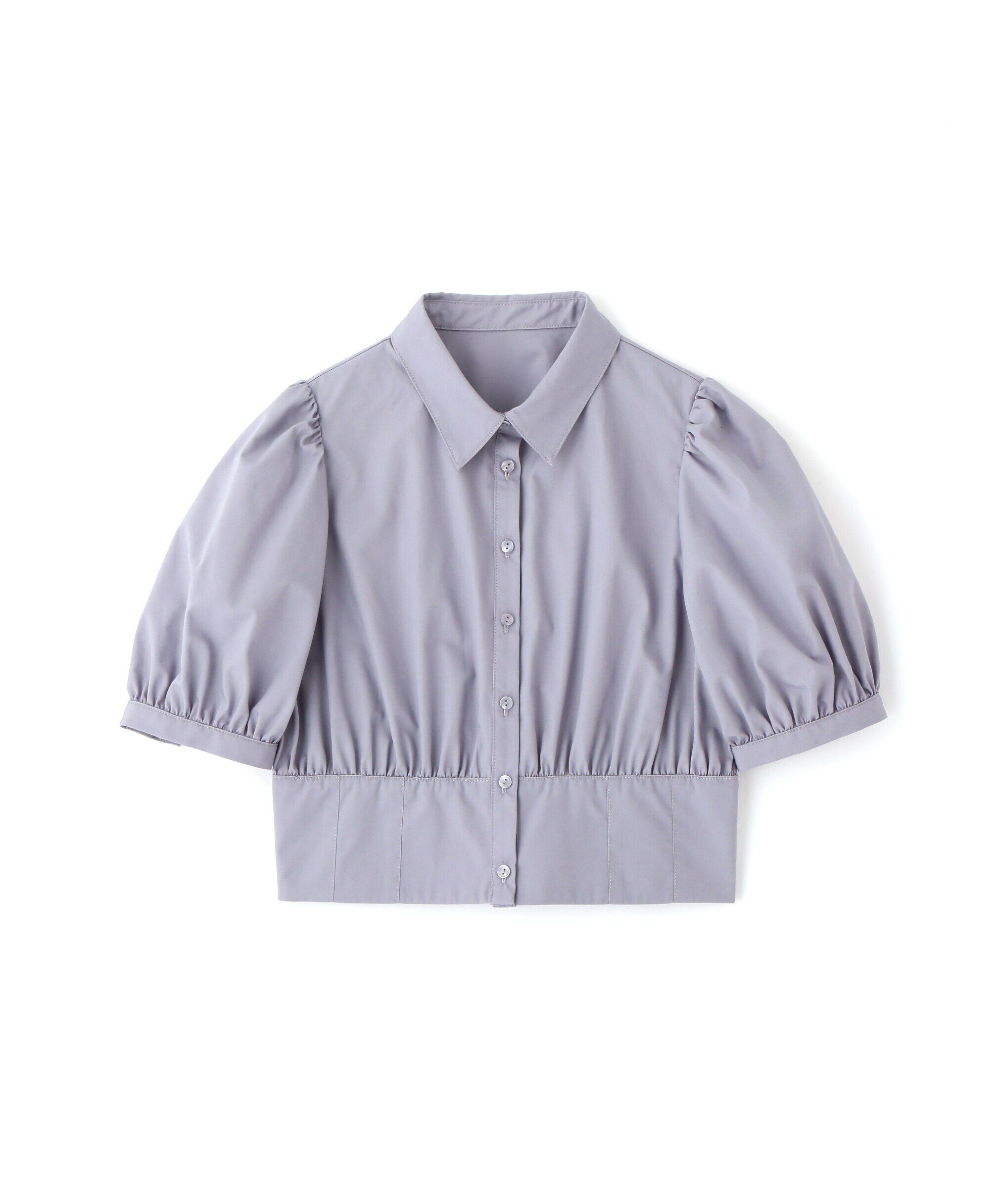  「シャツカラーコルセットブラウス」|シャツ・ブラウス|