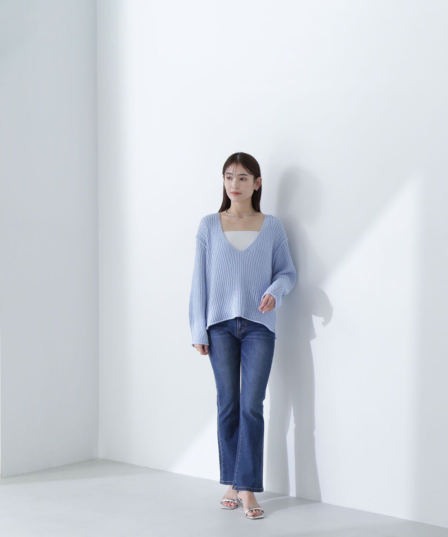  「スリムフレアデニムパンツ」|その他|