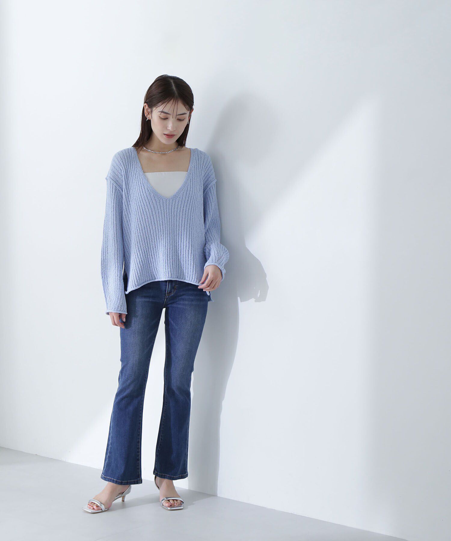  「スリムフレアデニムパンツ」|その他|