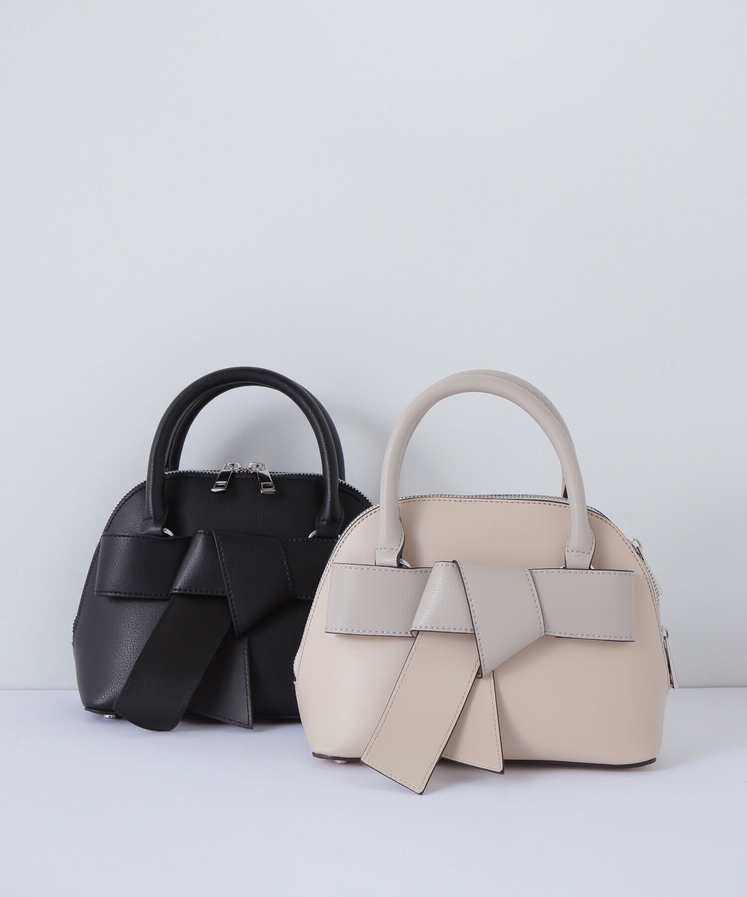  「ボウリボンミニボストンバッグ」|ショルダー・メッセンジャー|オフ1