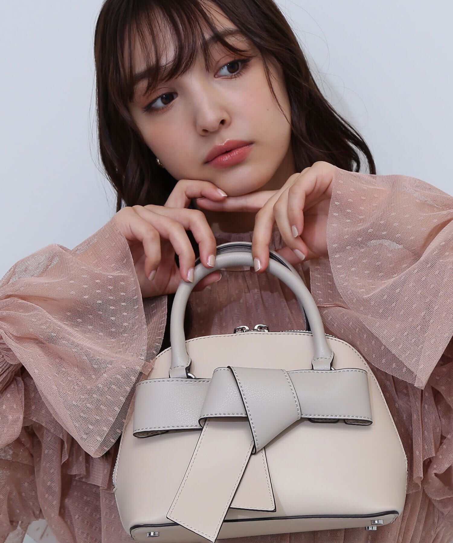  「ボウリボンミニボストンバッグ」|ショルダー・メッセンジャー|