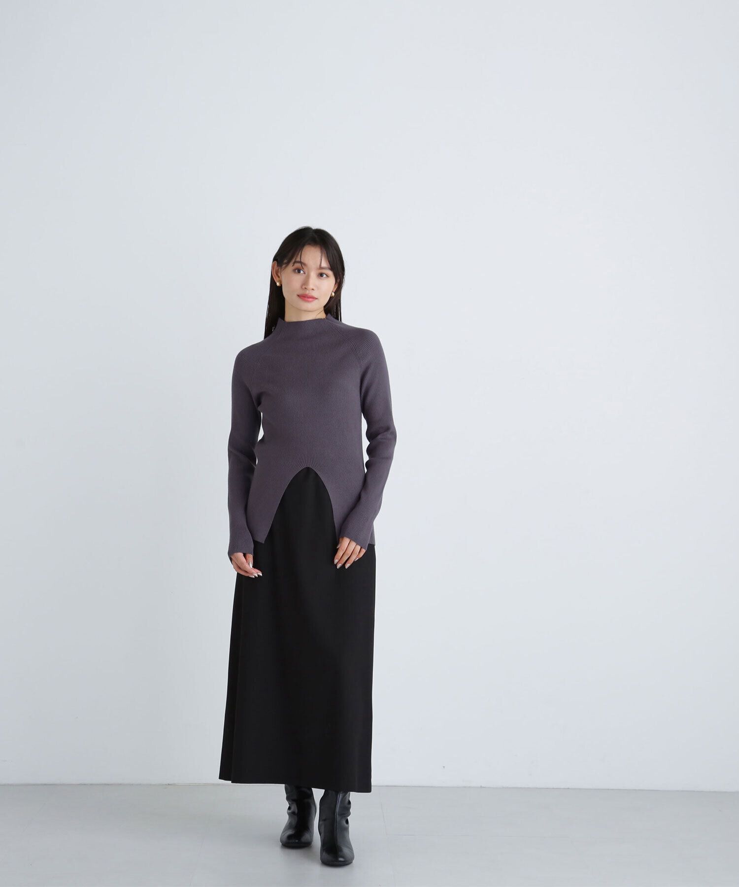  「ミニマルセミフレアスカート」|スカート|