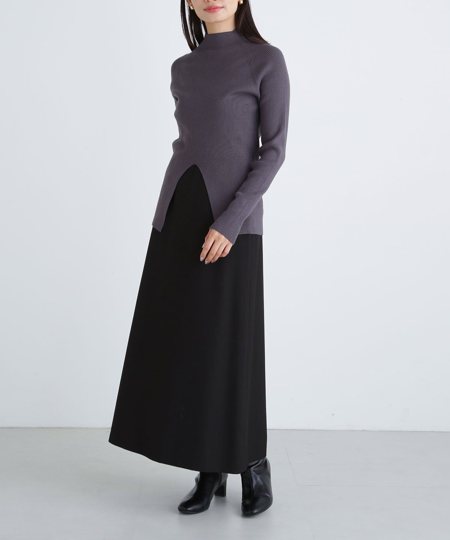  「ミニマルセミフレアスカート」|スカート|