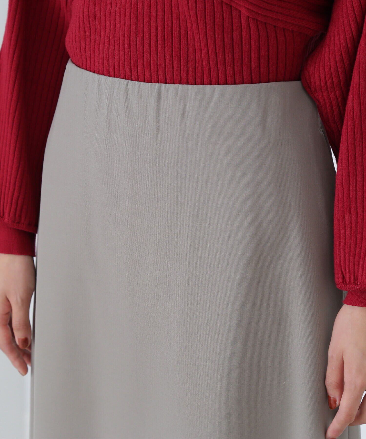  「ミニマルセミフレアスカート」|スカート|