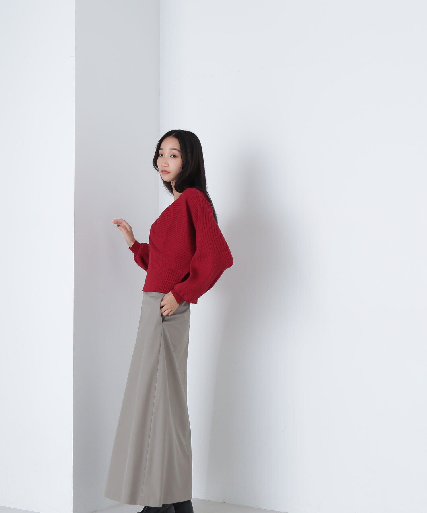  「ミニマルセミフレアスカート」|スカート|