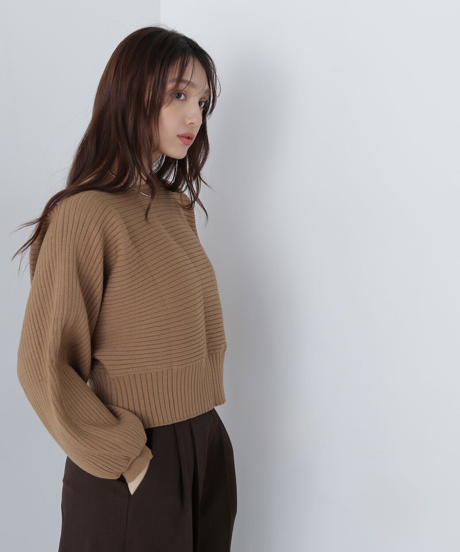  「2wayツイストデザインニット　24AW」|ニット・セーター|