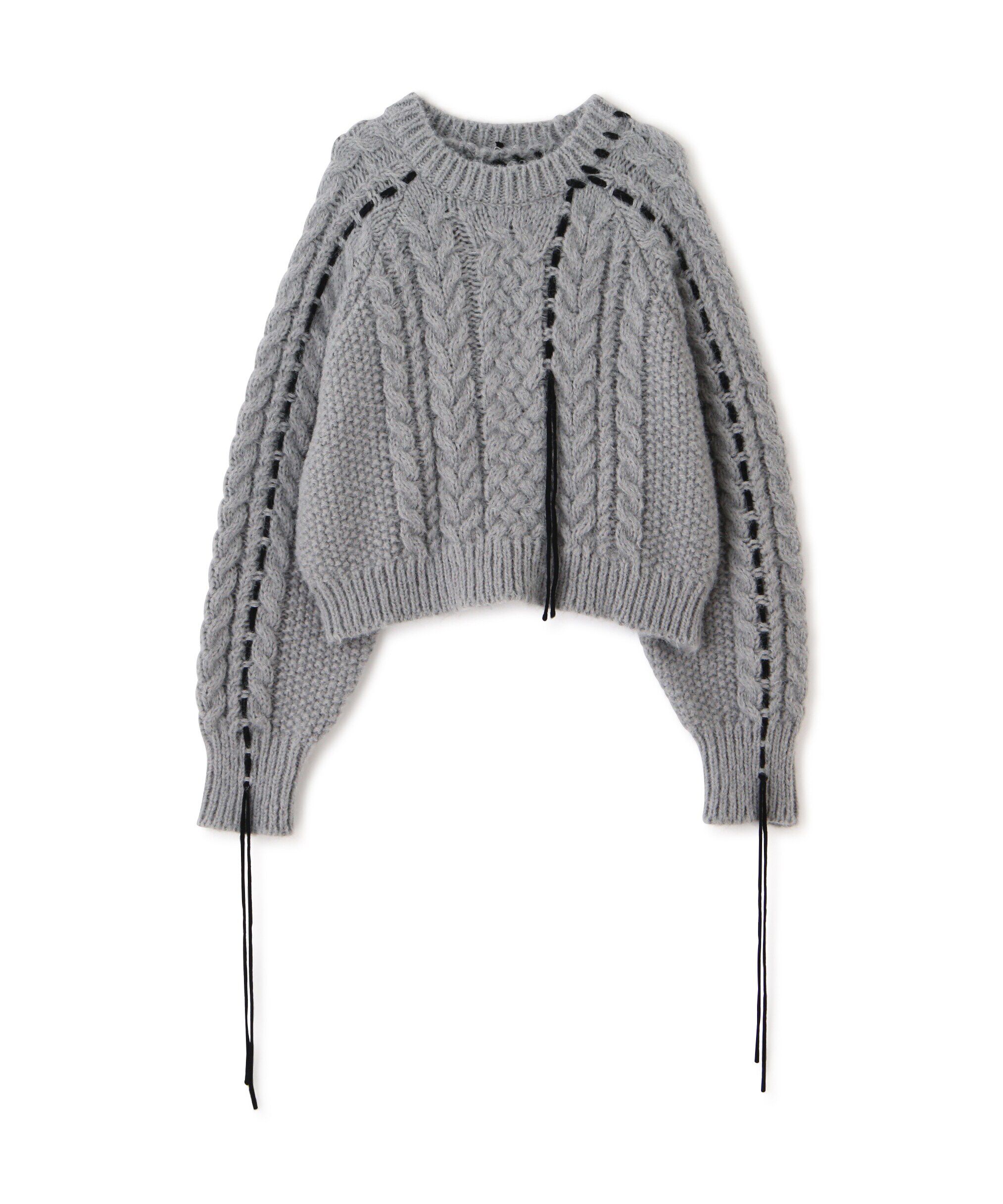  「ステッチケーブルニット　24AW」|ニット・セーター|