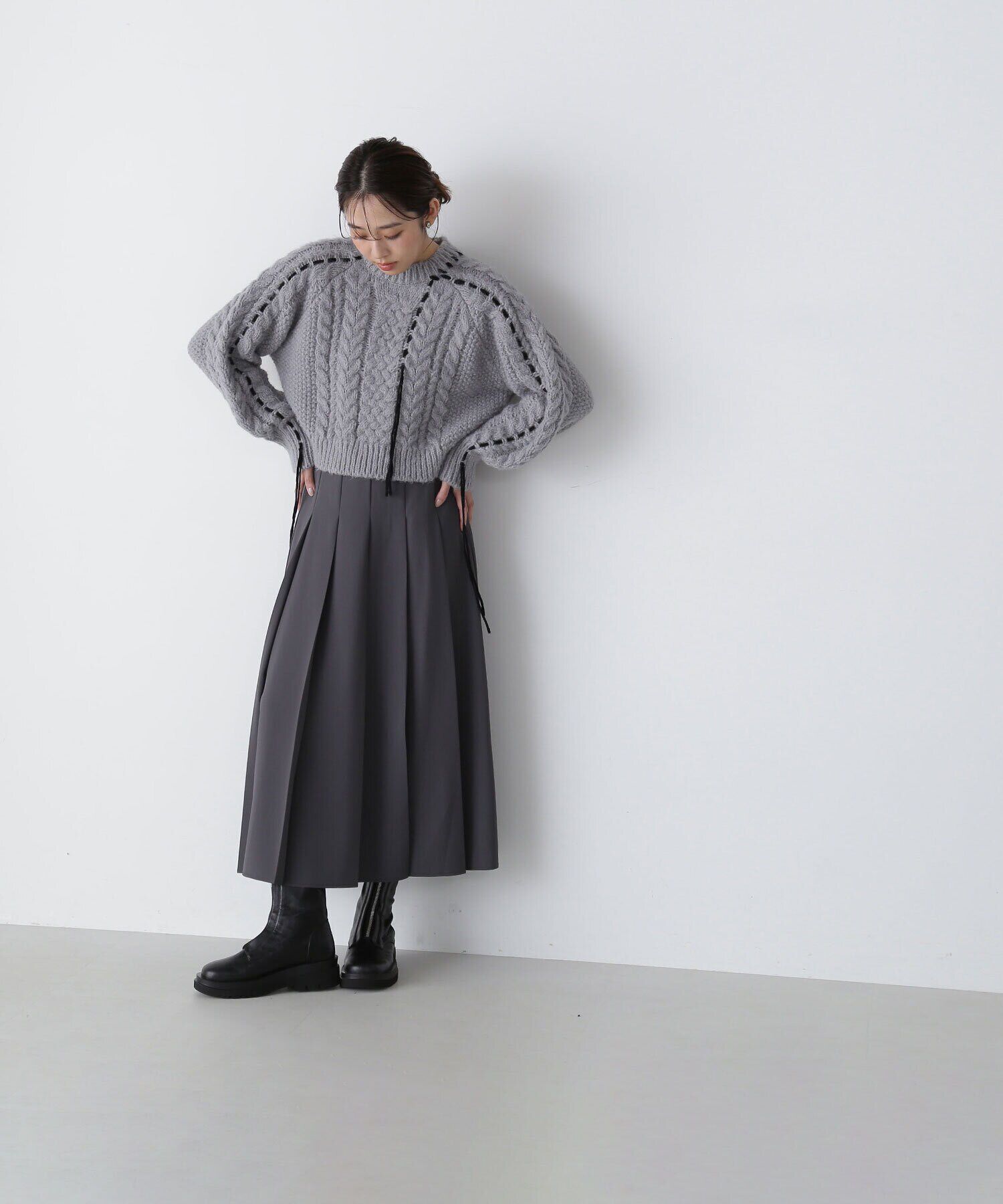  「ステッチケーブルニット　24AW」|ニット・セーター|