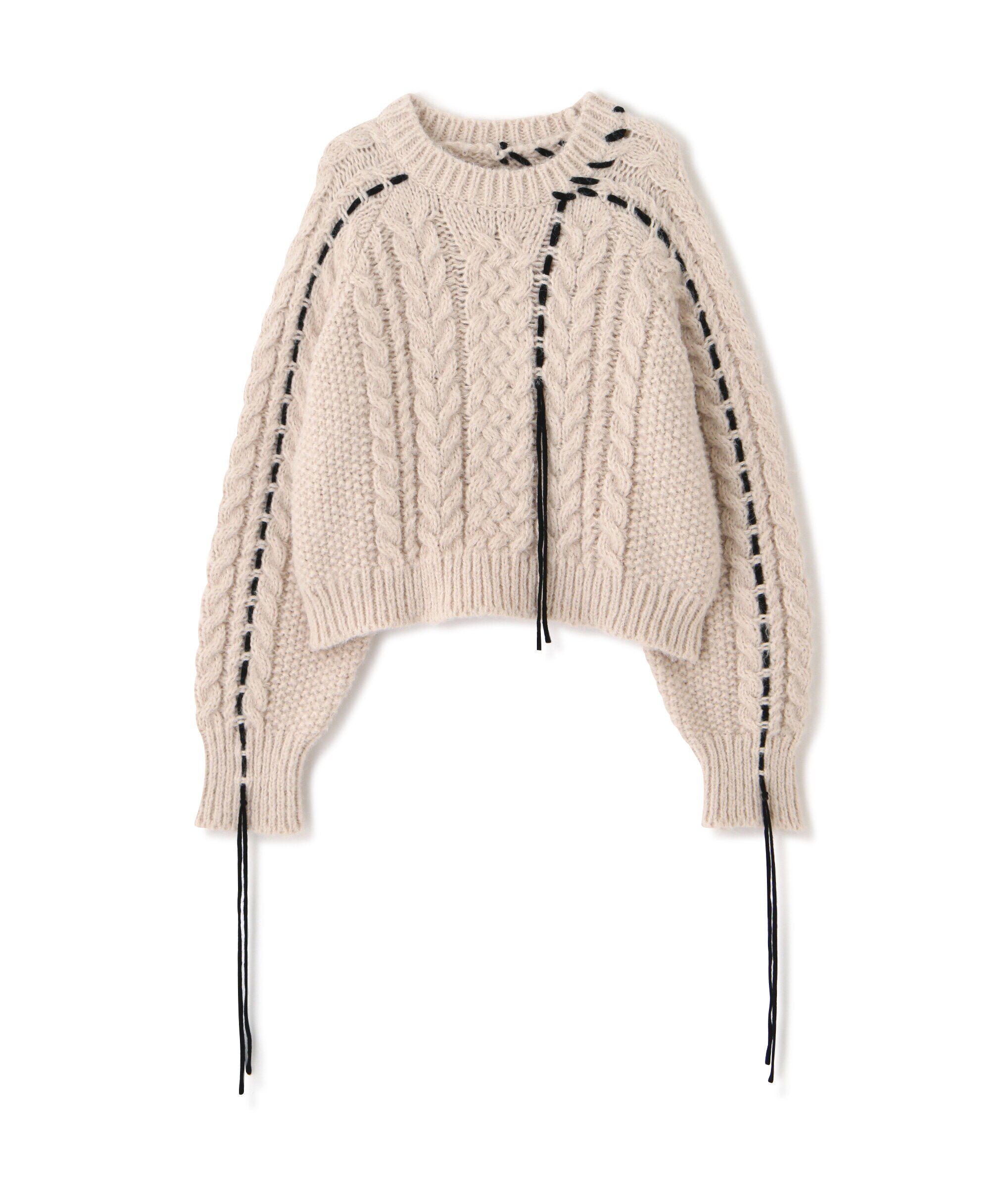  「ステッチケーブルニット　24AW」|ニット・セーター|