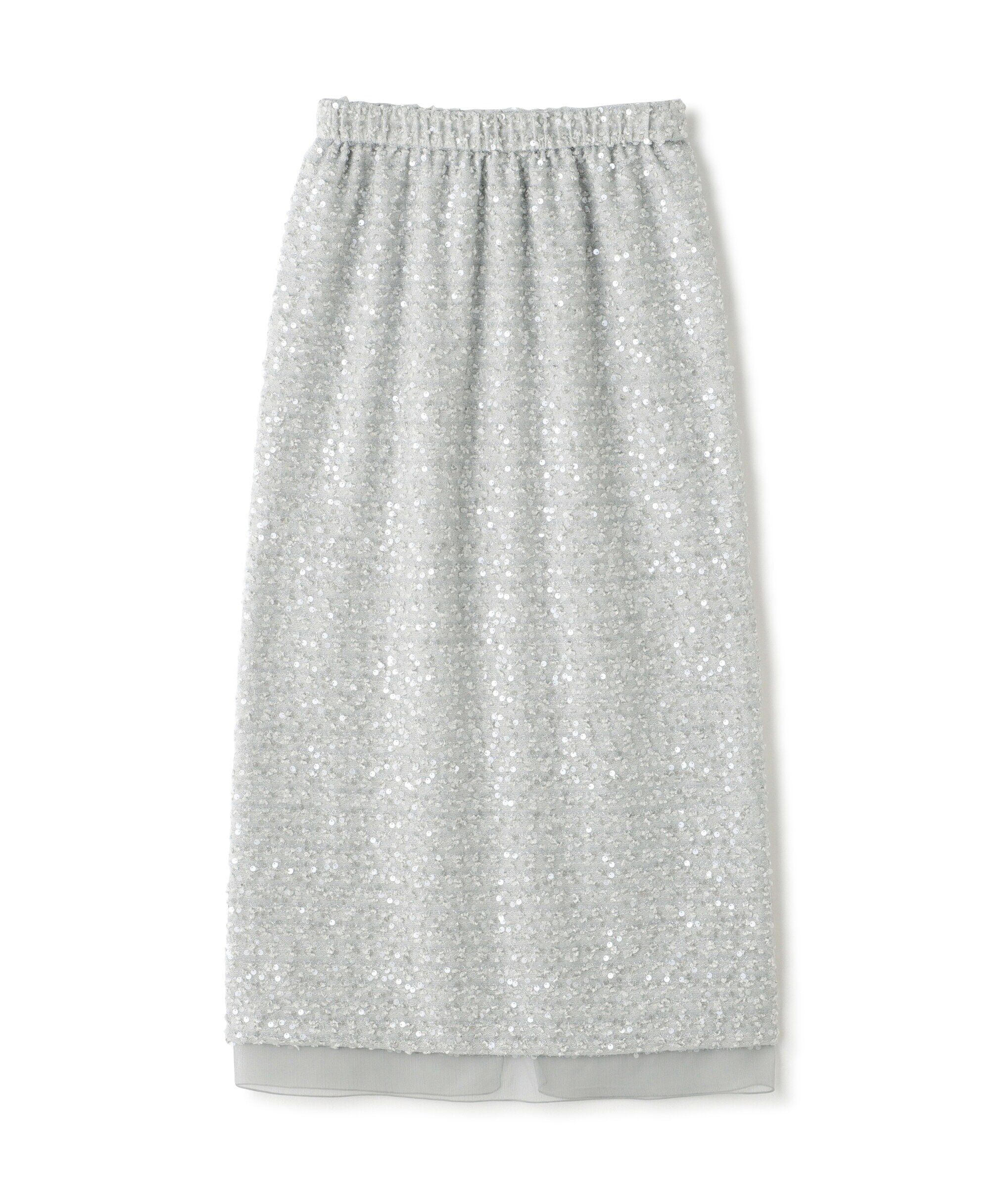  「スパンコールナロースカート」|スカート|