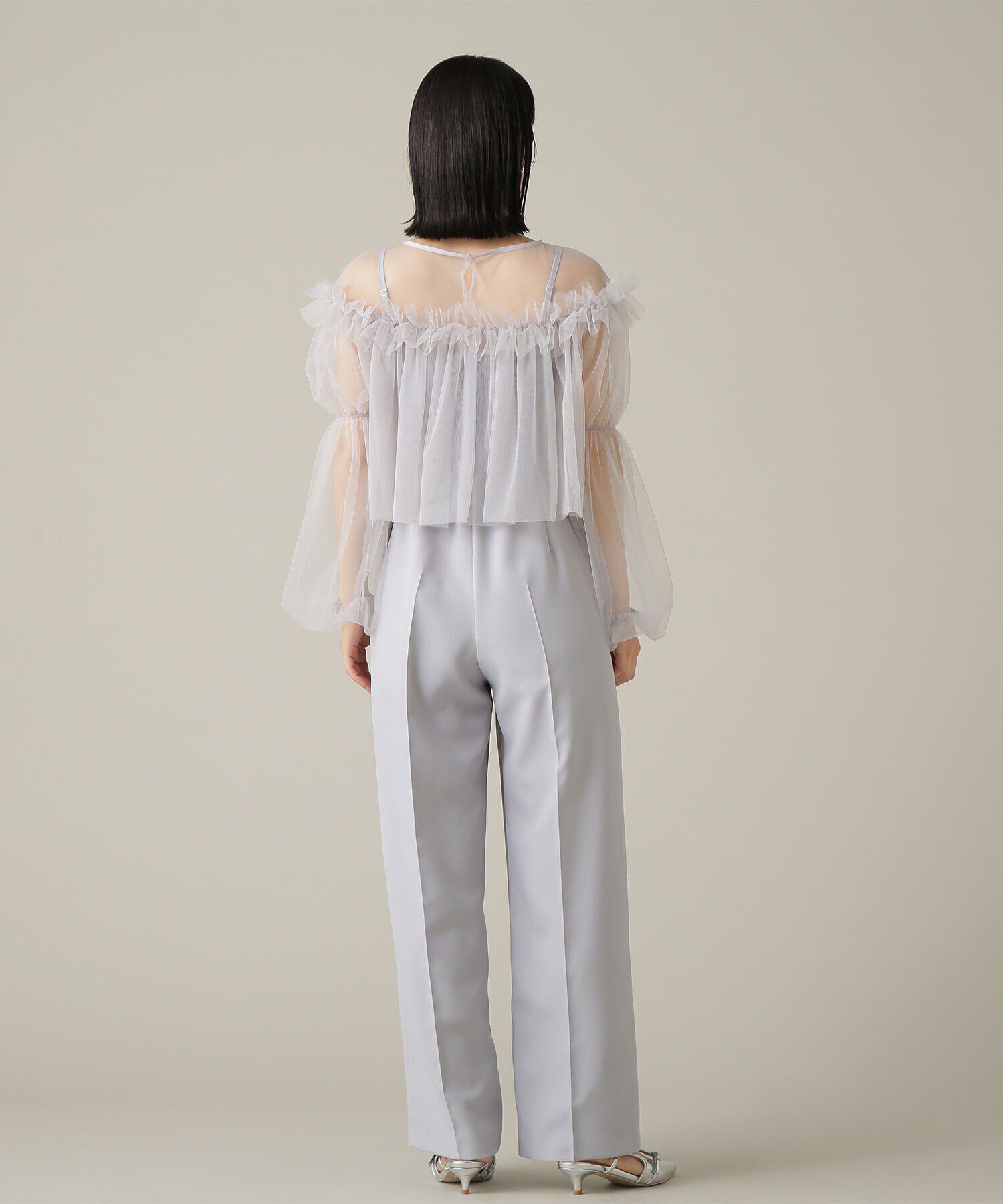  「チュールトップス＆オールインワン」|ワンピース|