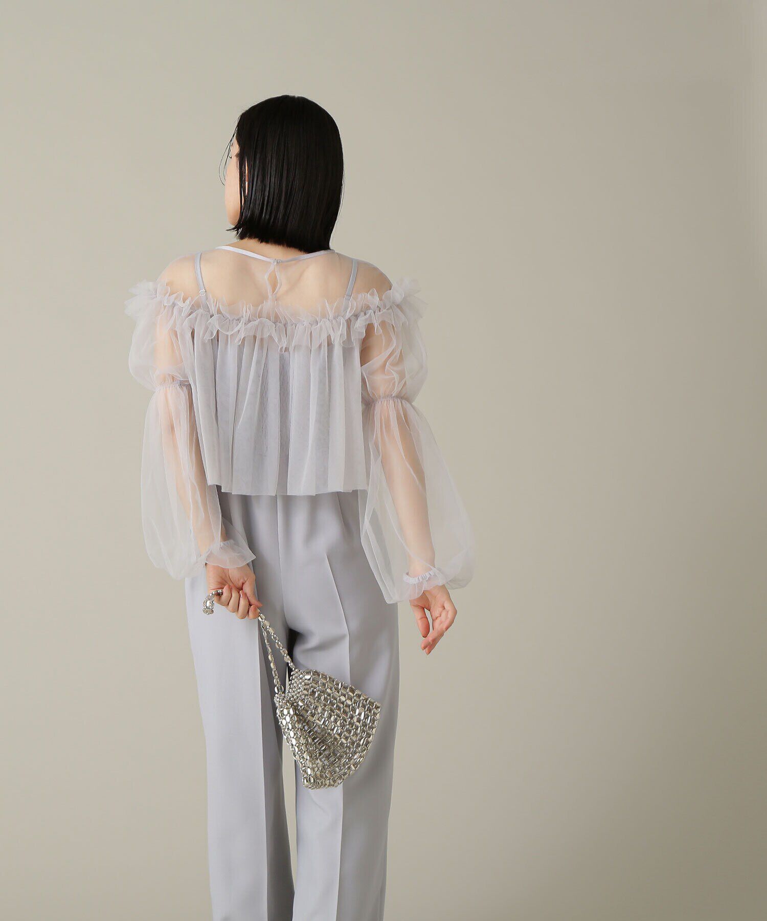  「チュールトップス＆オールインワン」|ワンピース|