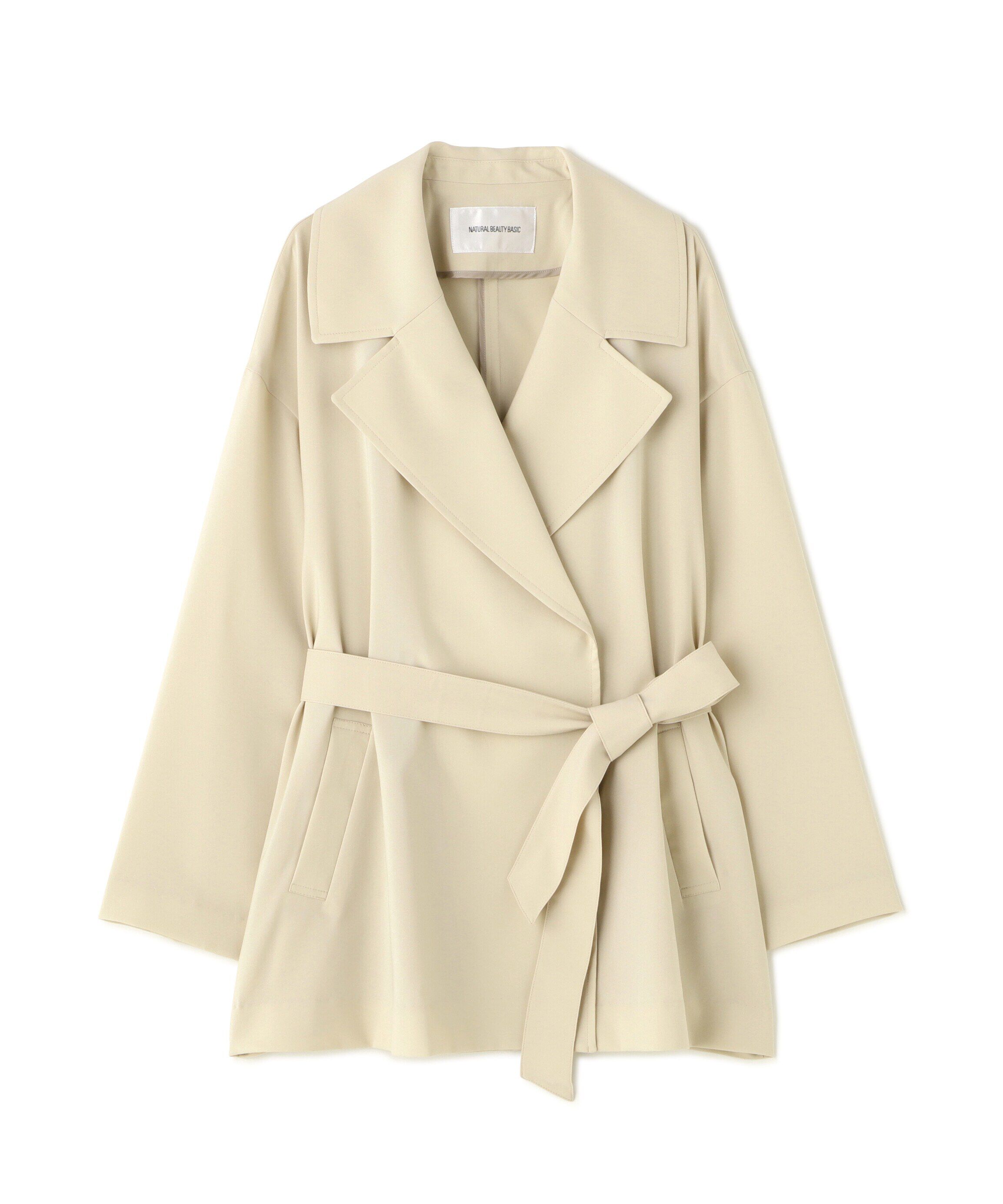  「ライトスプリングコートシリーズ ミドル丈トレンチコート」|ブルゾン・スタジャン|