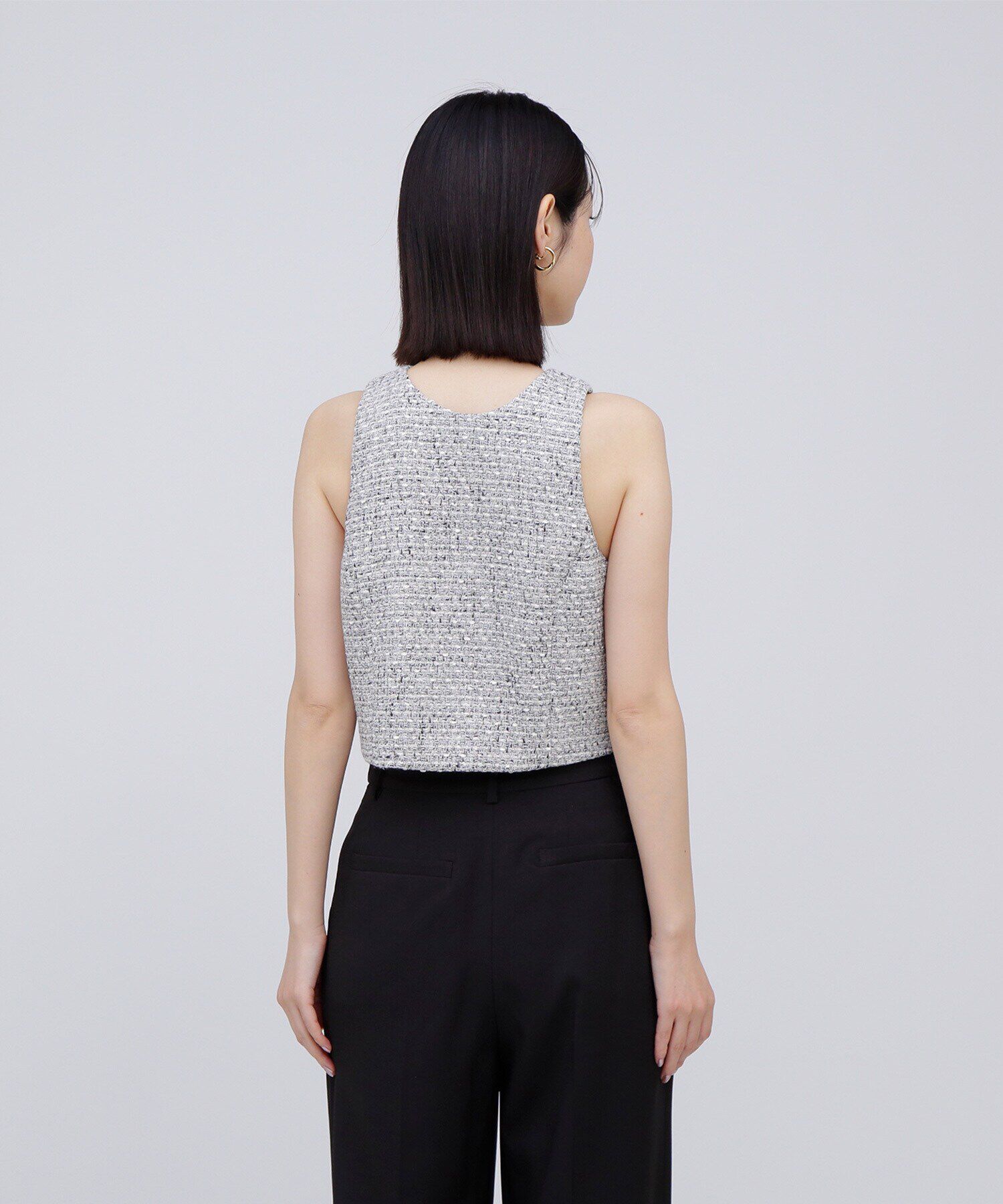  「スプリングツイード SETUP ブラウス」|シャツ・ブラウス|