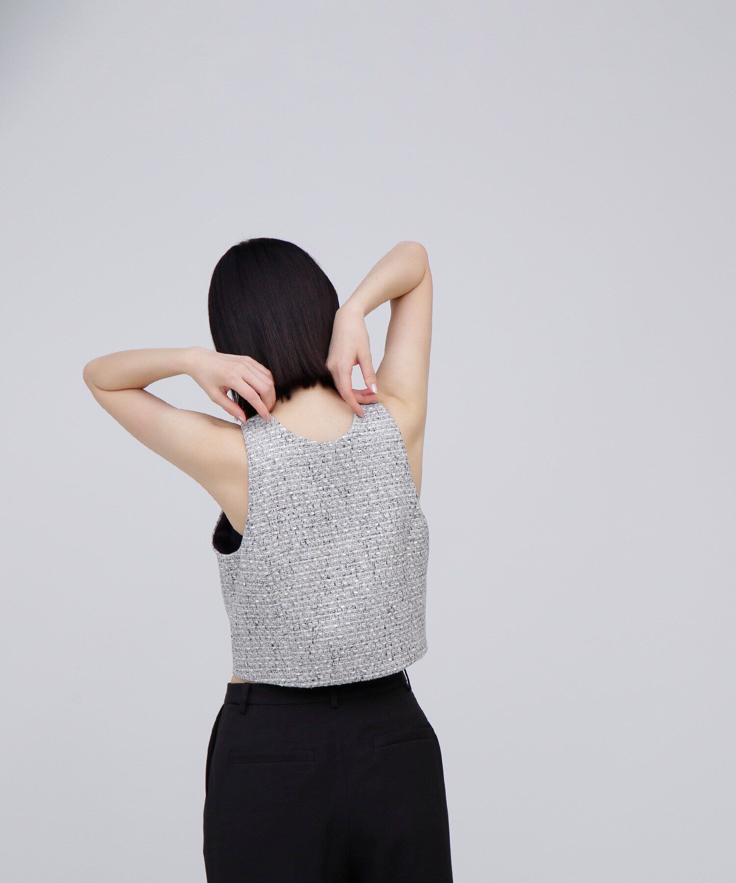  「スプリングツイード SETUP ブラウス」|シャツ・ブラウス|