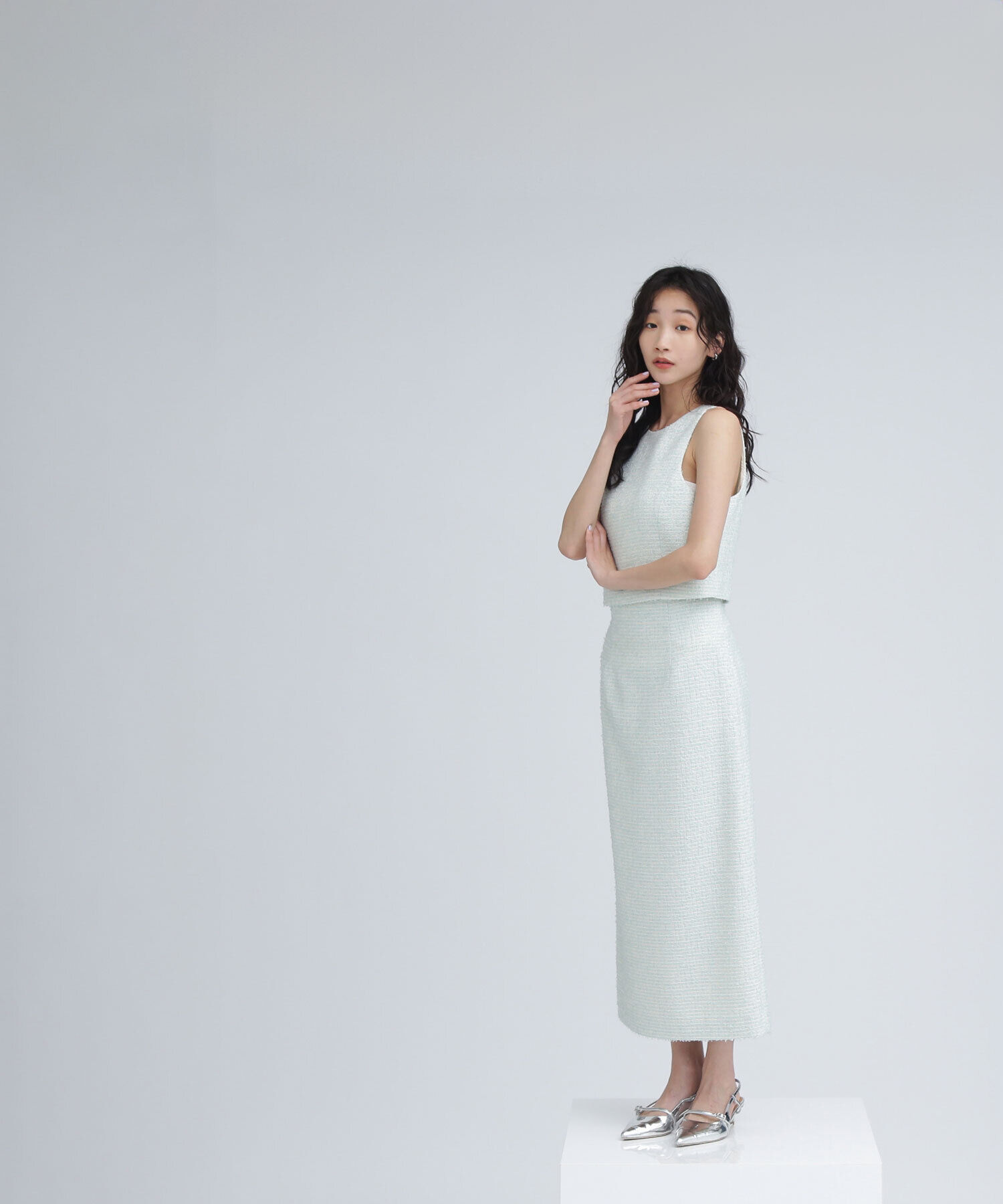  「スプリングツイード SETUP ブラウス」|シャツ・ブラウス|