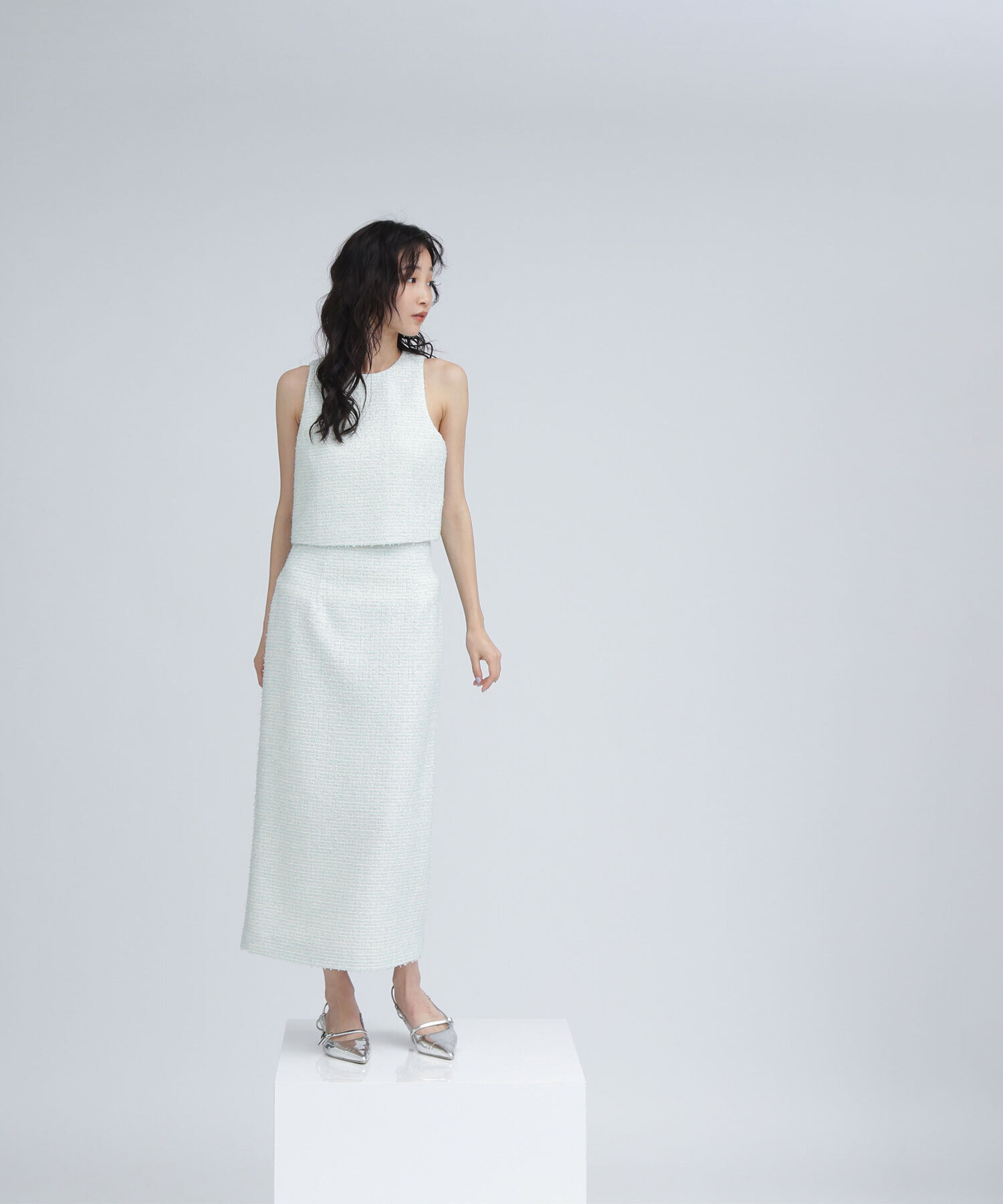  「スプリングツイード SETUP ブラウス」|シャツ・ブラウス|