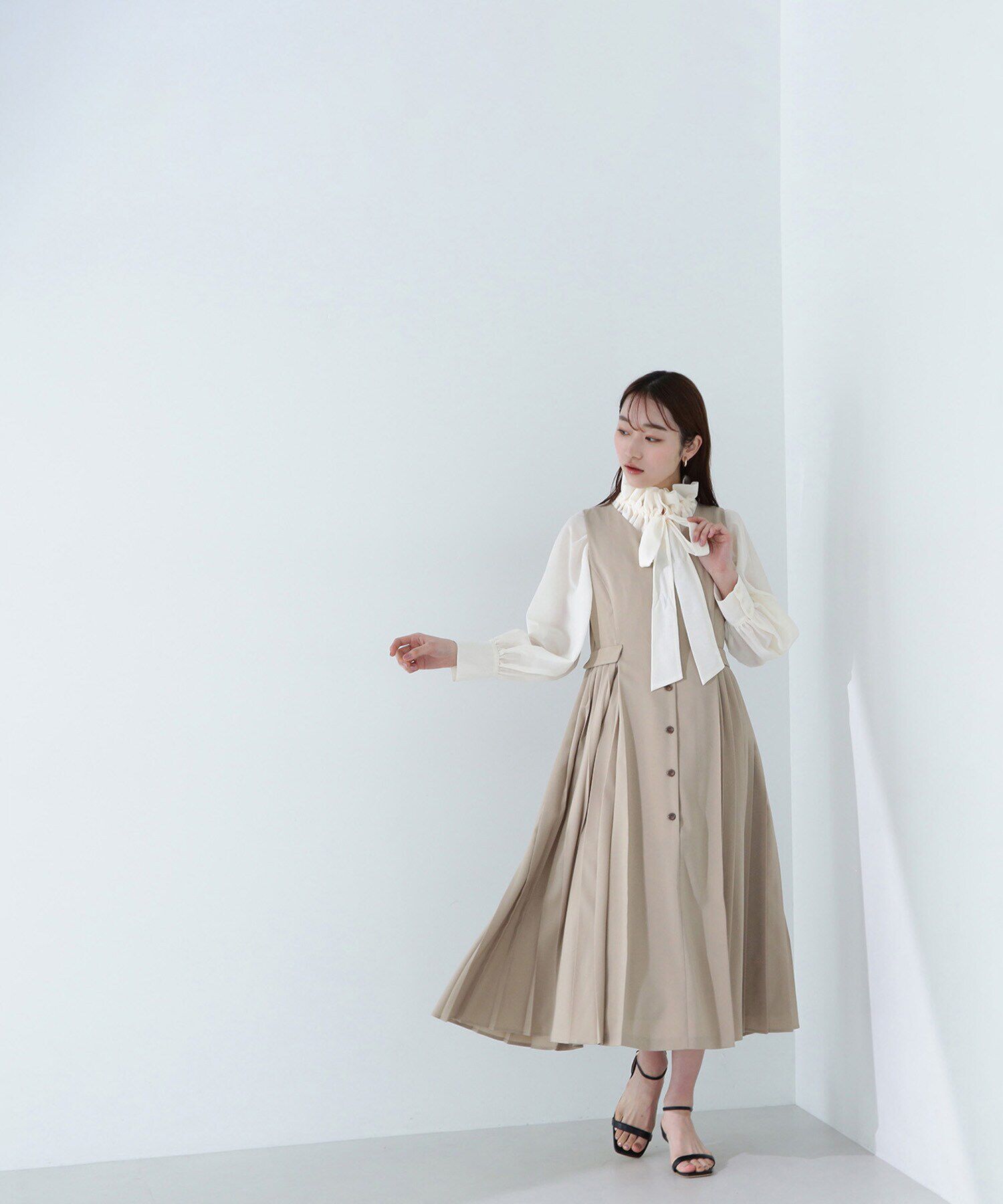  「サイドプリーツジャンスカ」|ワンピース|