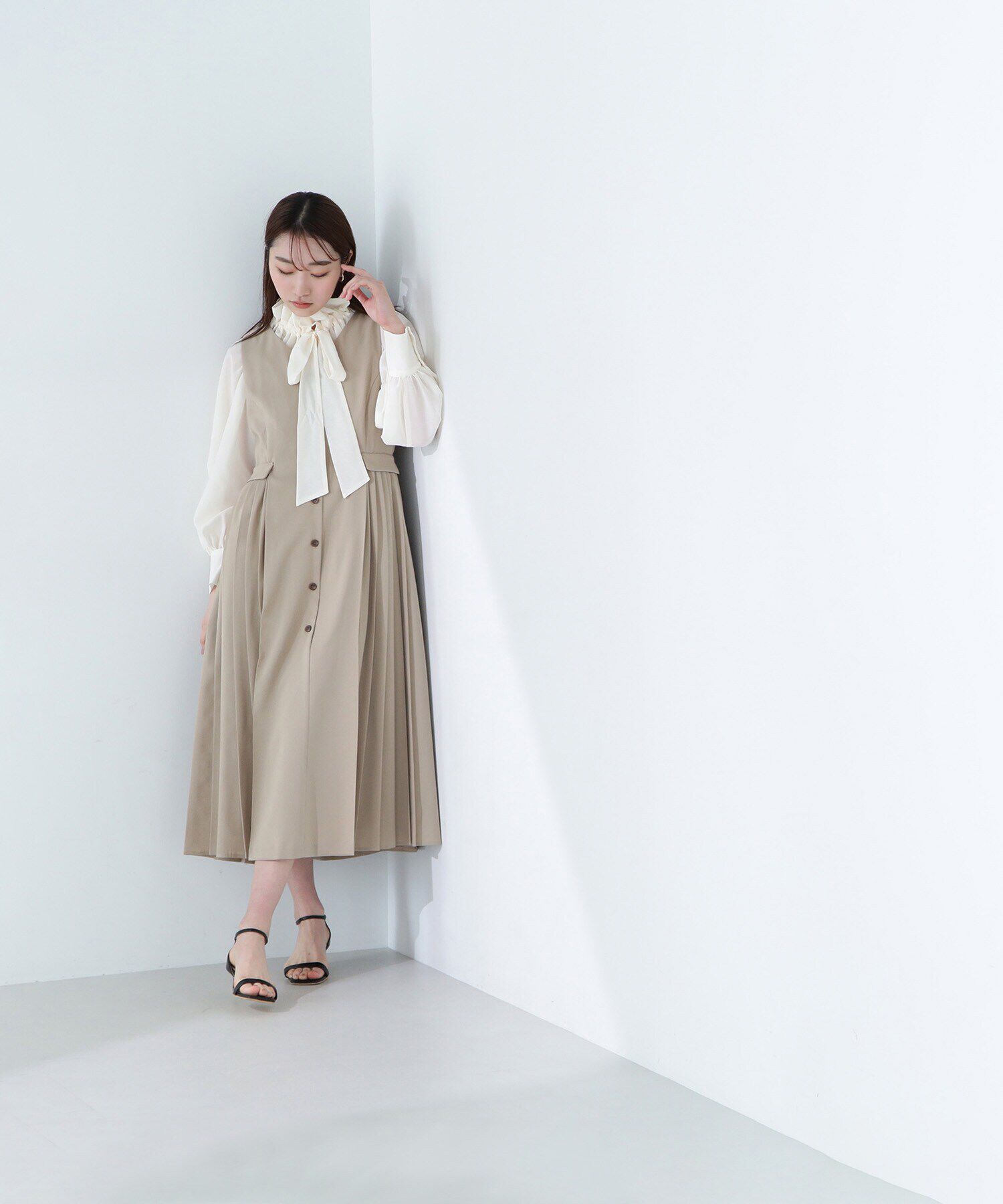  「サイドプリーツジャンスカ」|ワンピース|