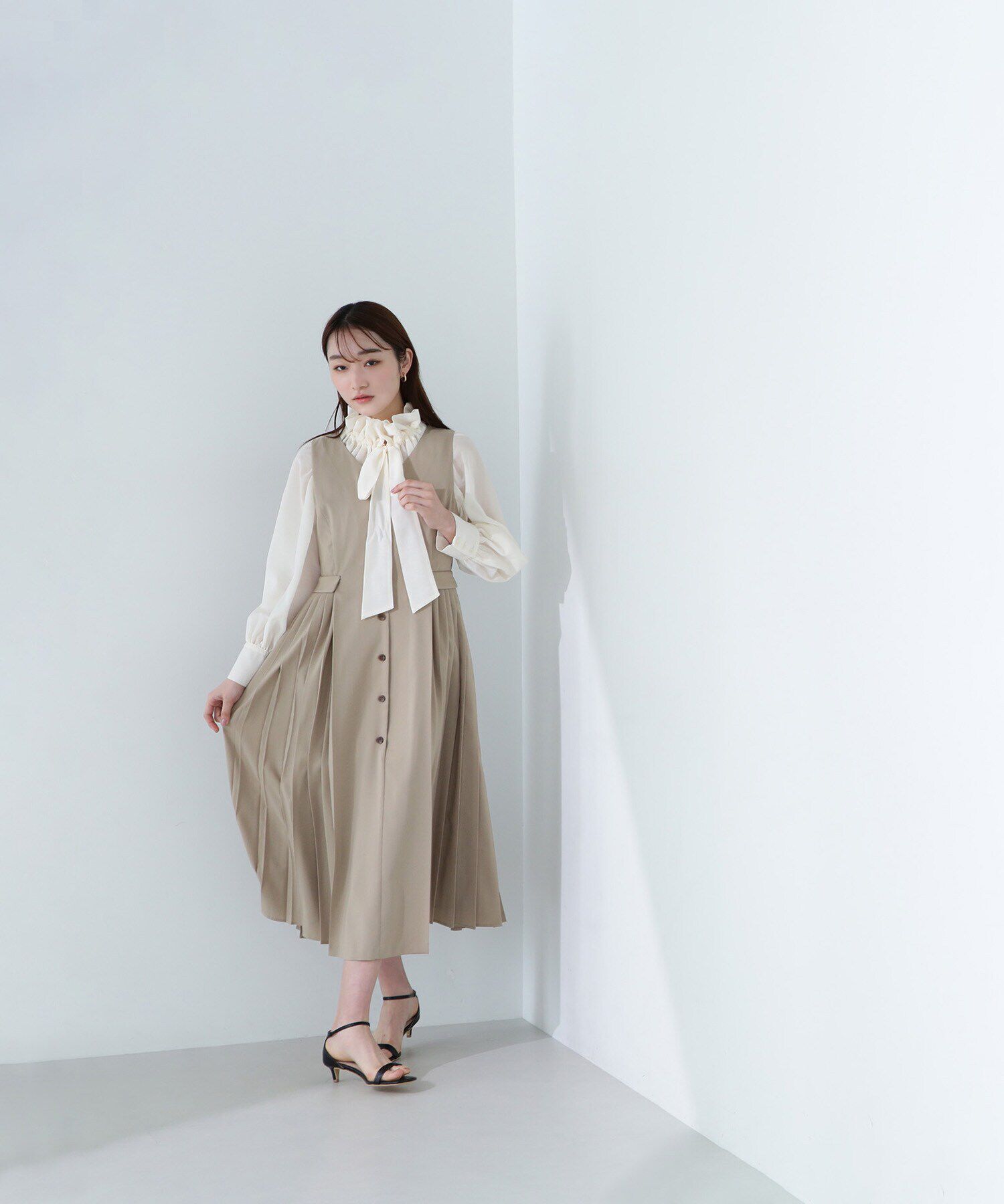  「サイドプリーツジャンスカ」|ワンピース|