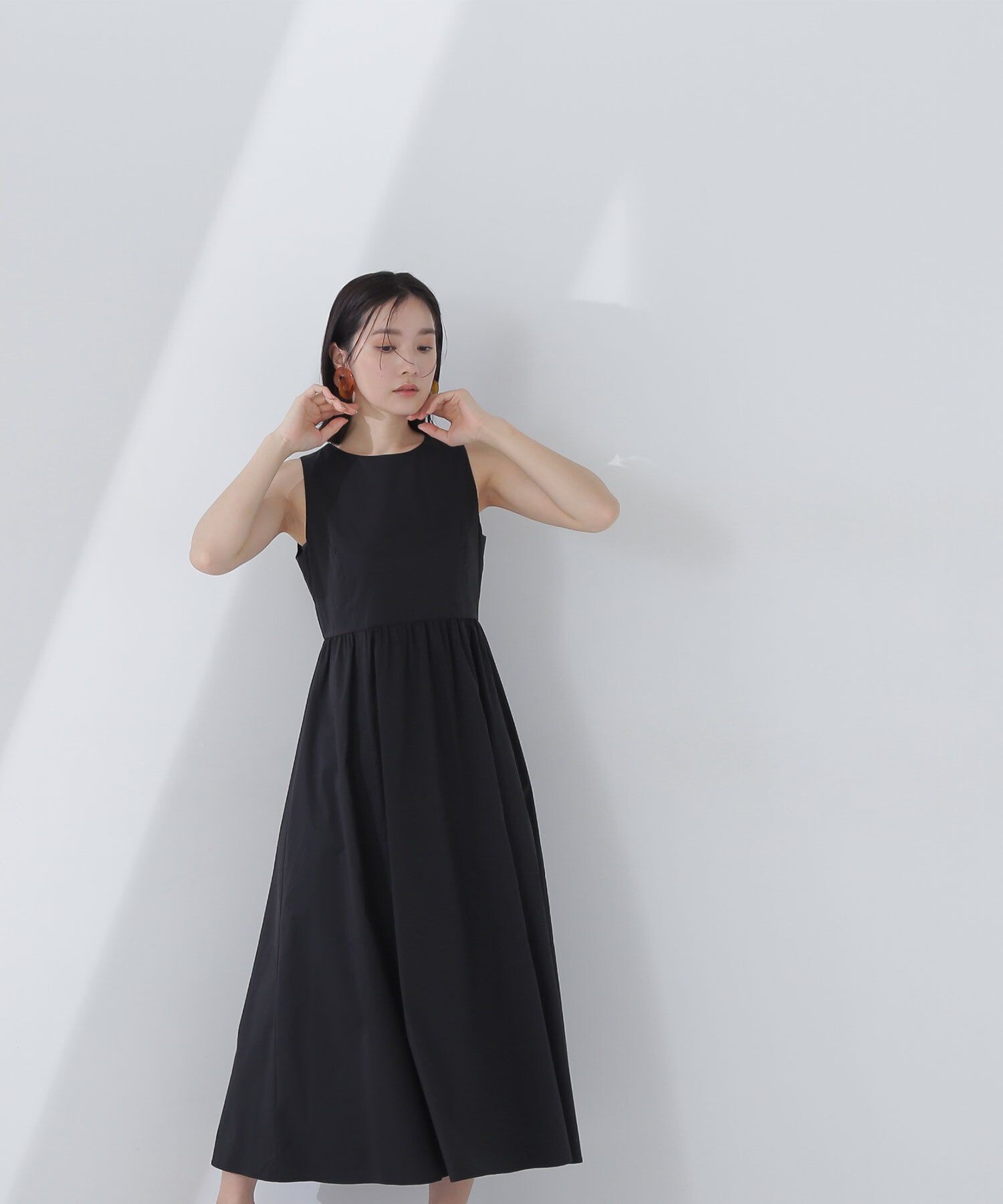  「シャーリングブラウスセットワンピース」|ワンピース|