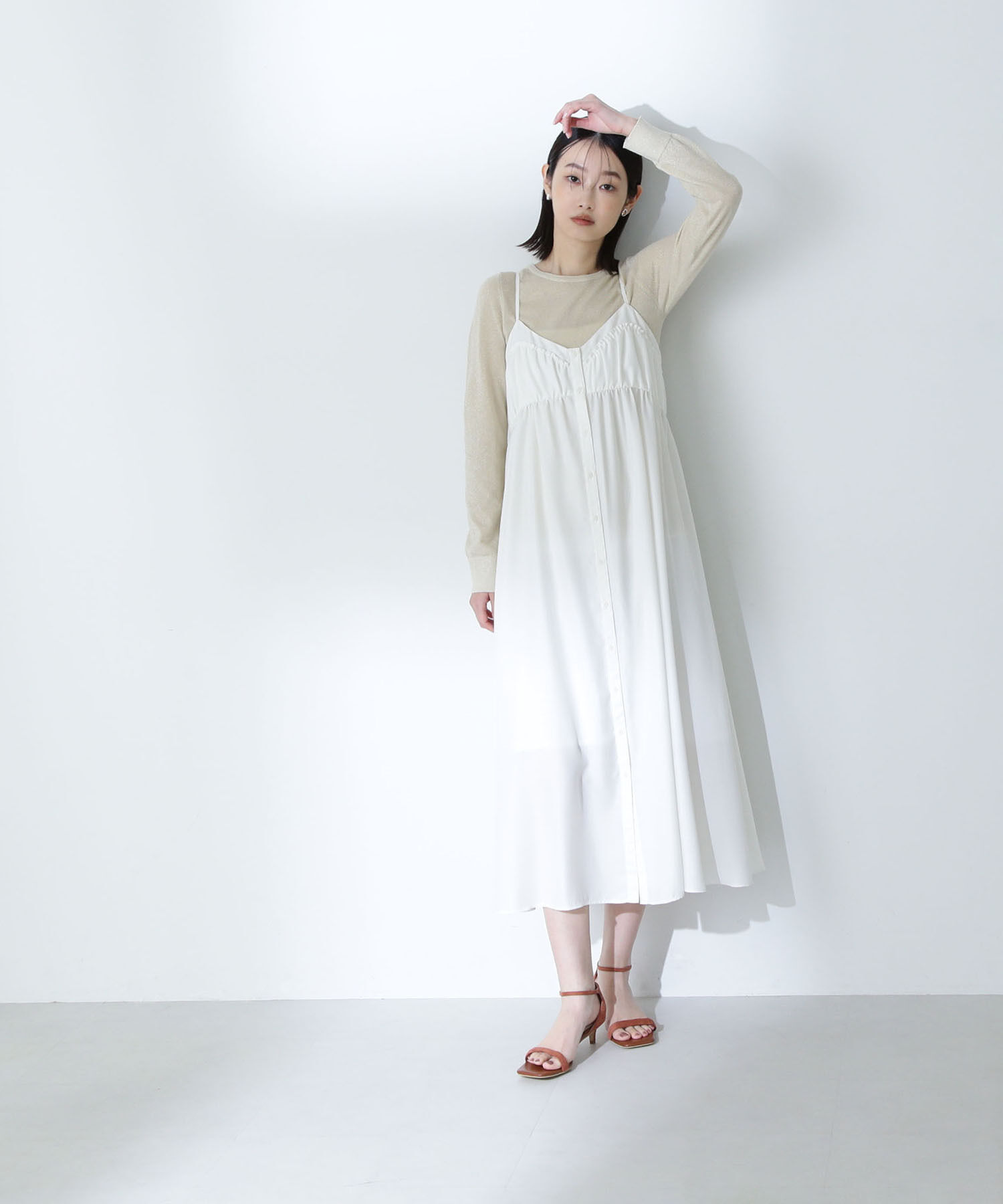  「クルーネックラメニット」|ニット・セーター|