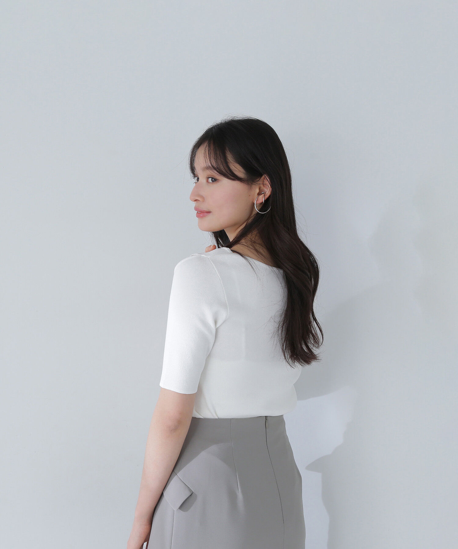  「ショルダースリットニット」|ニット・セーター|