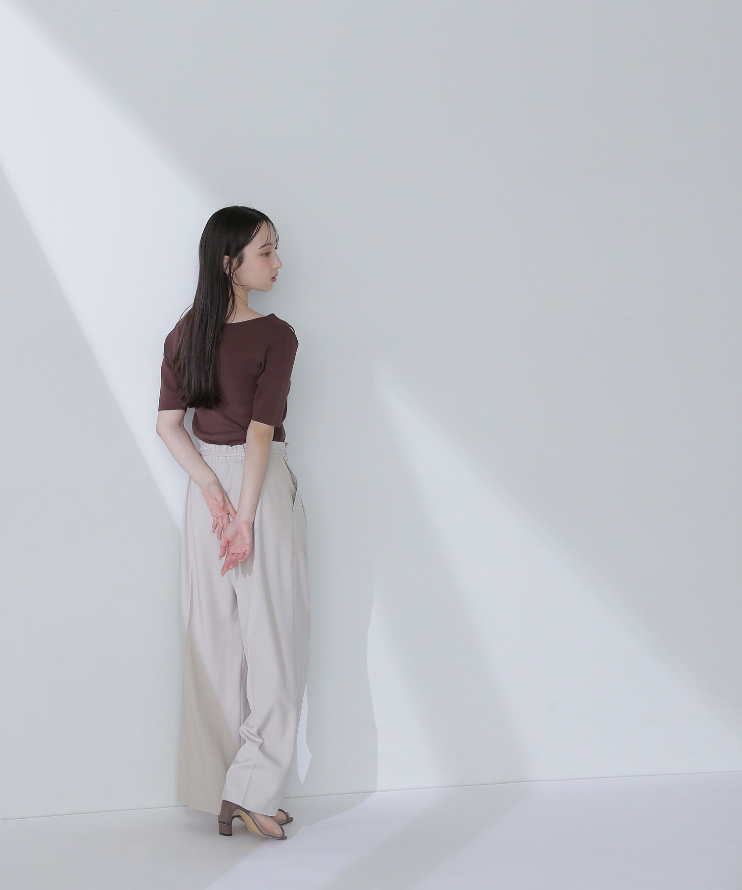  「ショルダースリットニット」|ニット・セーター|