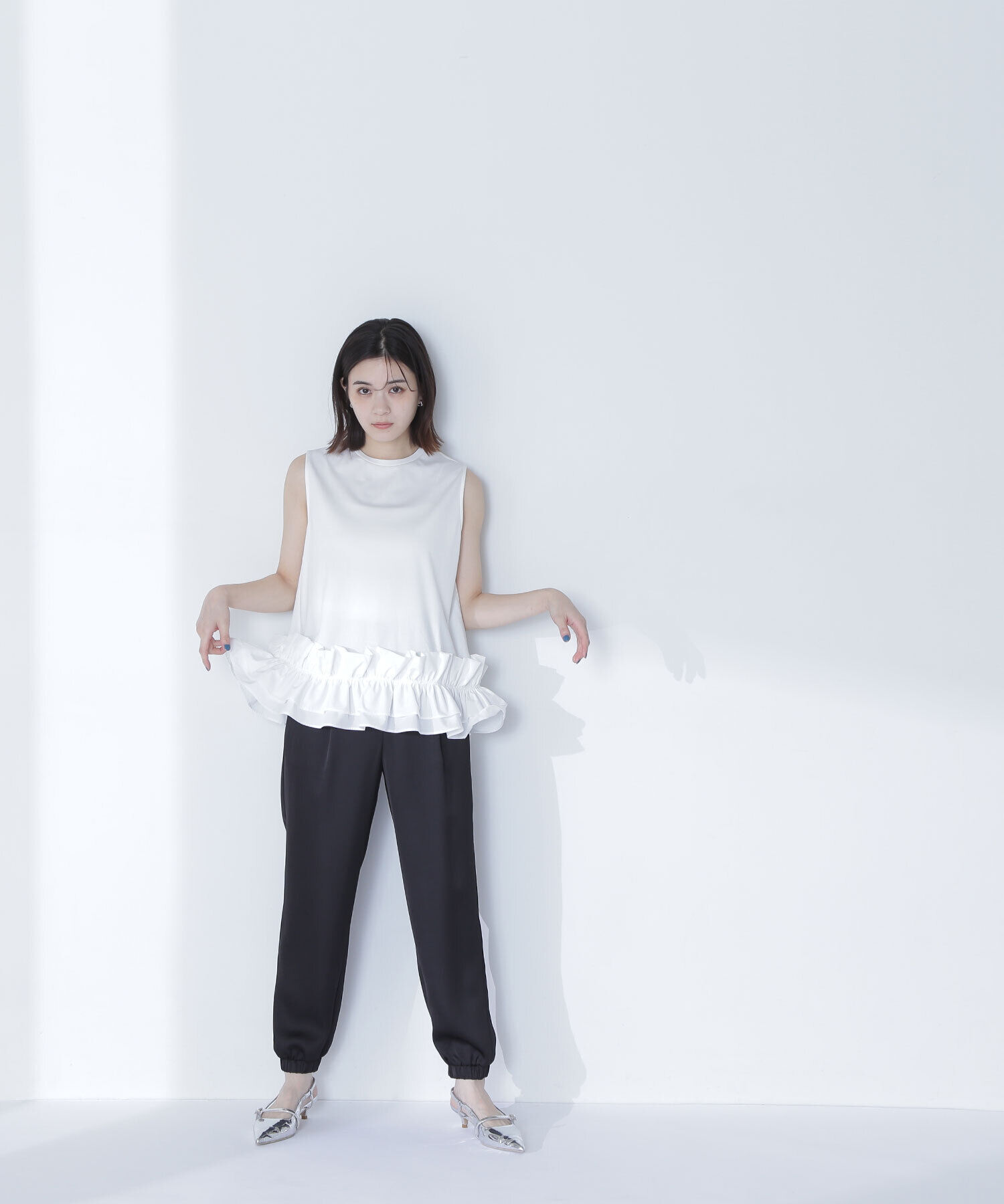  「サテンジョガーパンツ」|その他|