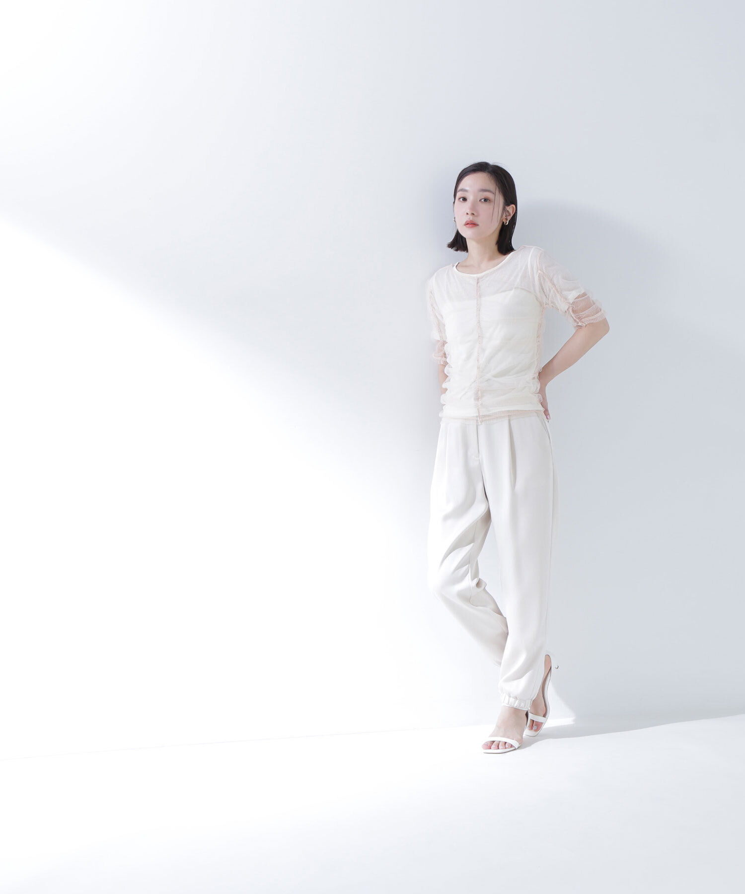  「サテンジョガーパンツ」|その他|