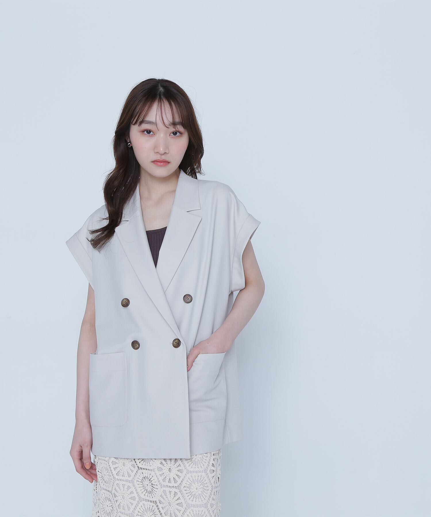  「ダブルブレストボクシージレ」|ブルゾン・スタジャン|