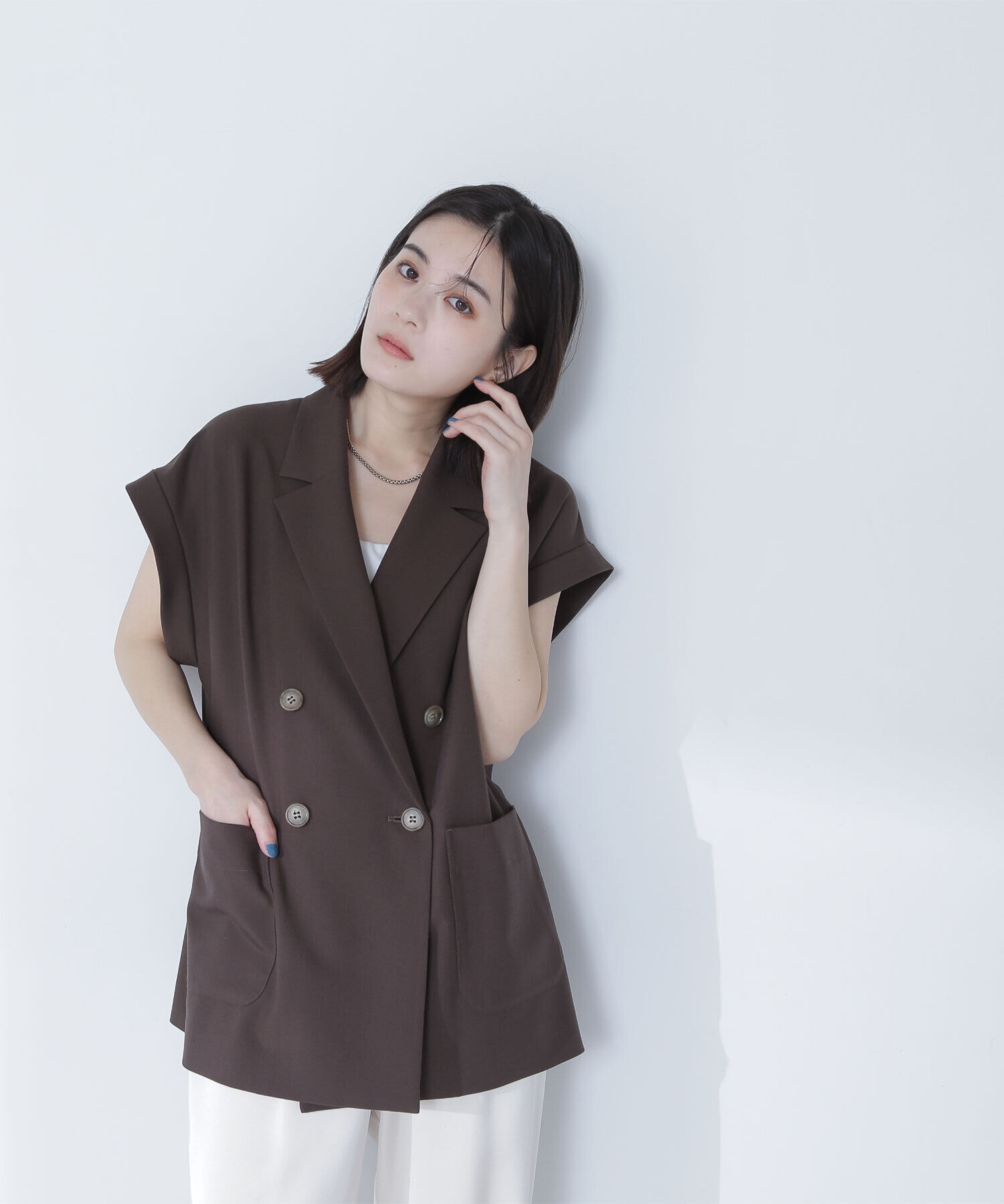  「ダブルブレストボクシージレ」|ブルゾン・スタジャン|